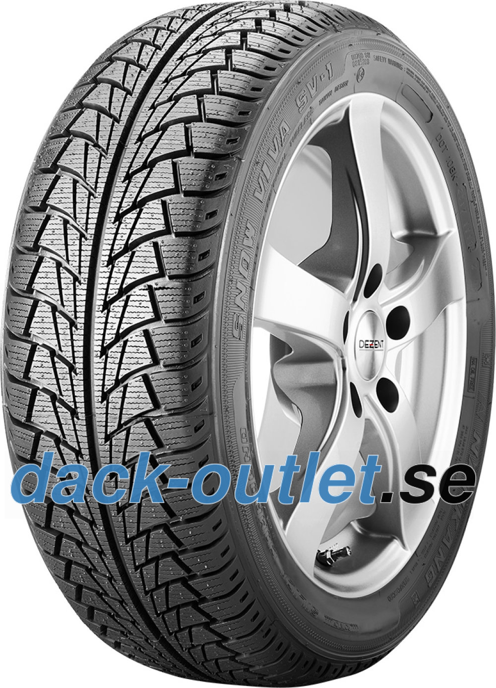 Nankang Snow Viva SV-1 ( 245/45 R18 100T XL , Nordiska vinterdäck, med fälg skyddslist (MFS) ) Nankang Snow Viva SV-1 ( 245/45 R18 100T XL , Nordiska vinterdäck, med fälg skyddslist (MFS) )