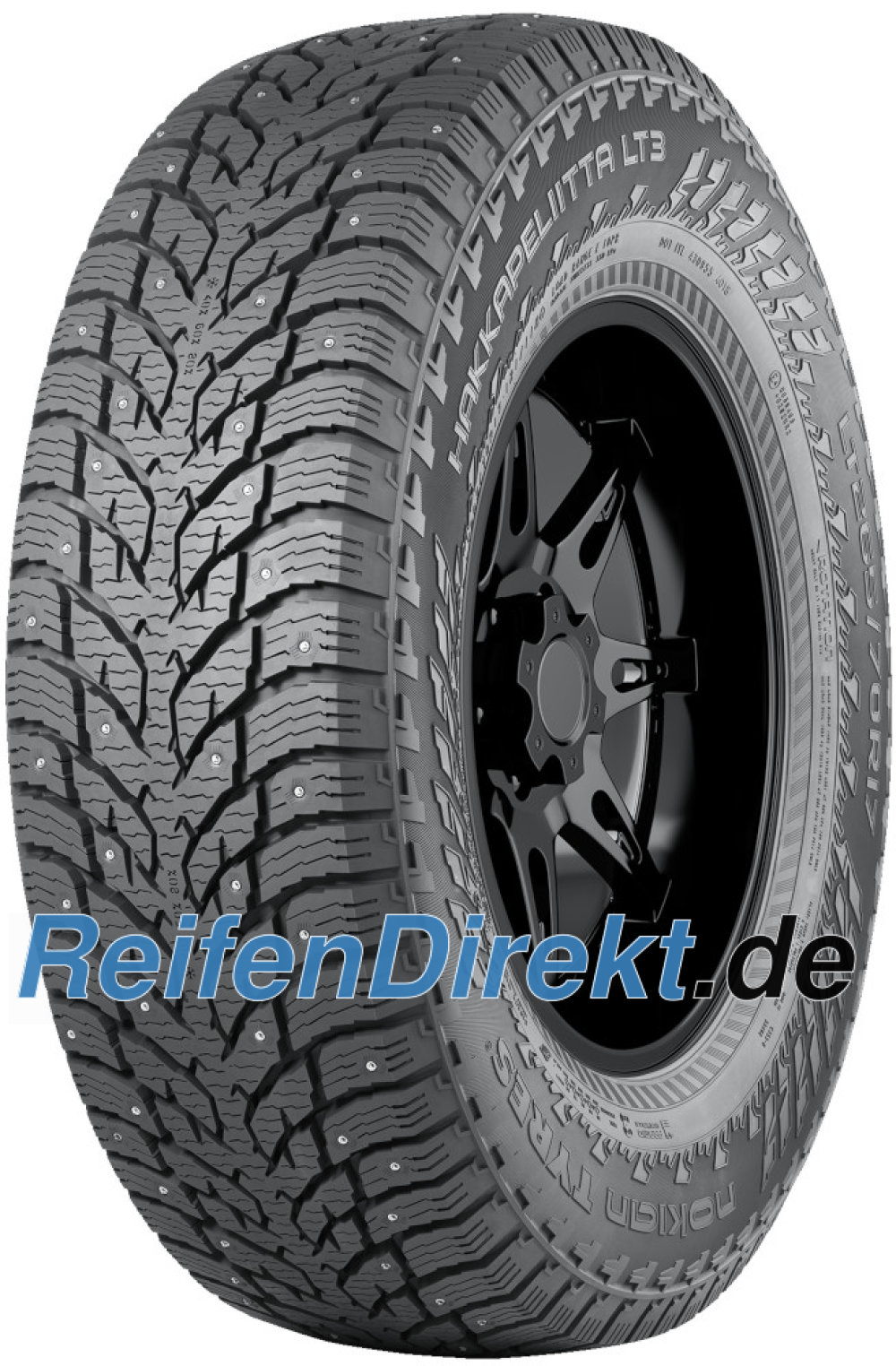 Nokian Hakkapeliitta LT3 ( LT235/80 R17 120/117Q 10PR Aramid Sidewalls, bespikebar )