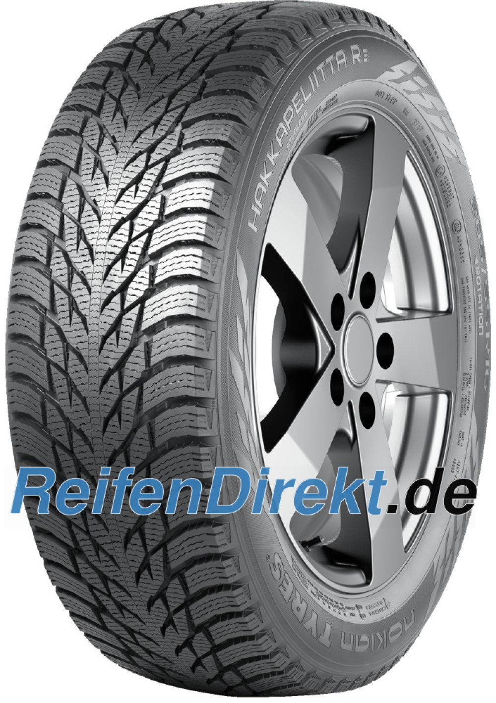 Nokian Hakkapeliitta R3 ( 245/45 R19 102T XL, Nordic compound, mit Felgenschutz (MFS) )