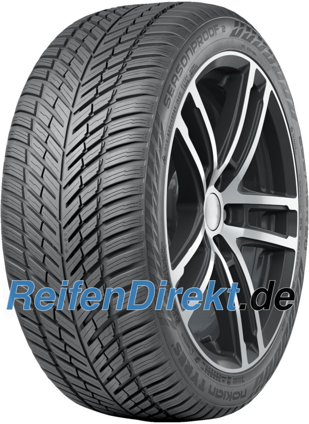 Nokian Seasonproof 2 ( 255/45 R20 105W XL Aramid Sidewalls, SilentDrive, mit Felgenschutz (MFS) )