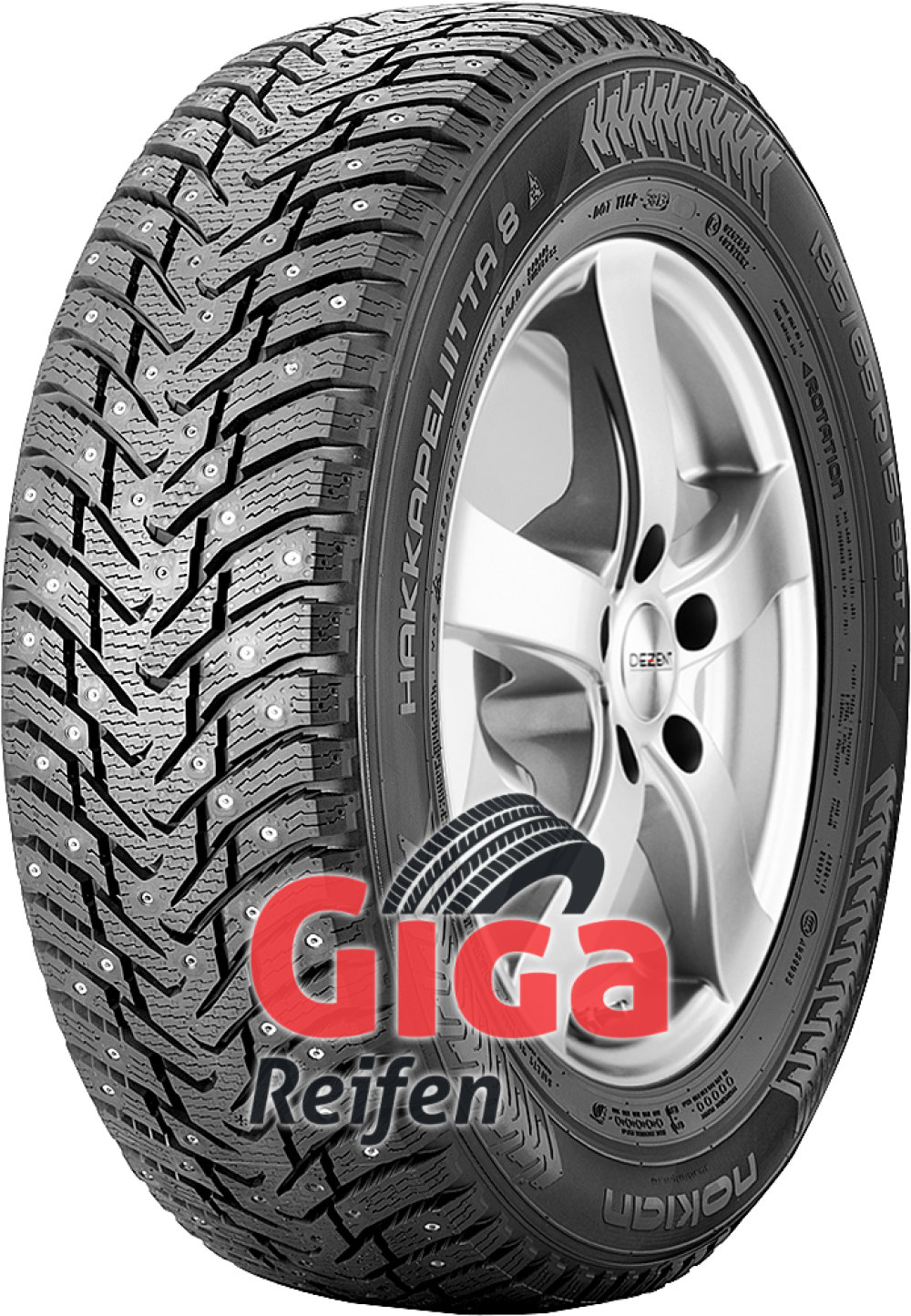 Nokian Hakkapeliitta 8 ( 175/65 R15 88T XL bespiked ) Nokian Hakkapeliitta 8 ( 175/65 R15 88T XL bespiked )
