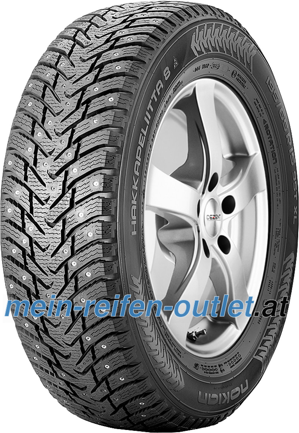 Nokian Hakkapeliitta 8 ( 205/55 R16 94T XL bespiked ) Nokian Hakkapeliitta 8 ( 205/55 R16 94T XL bespiked )