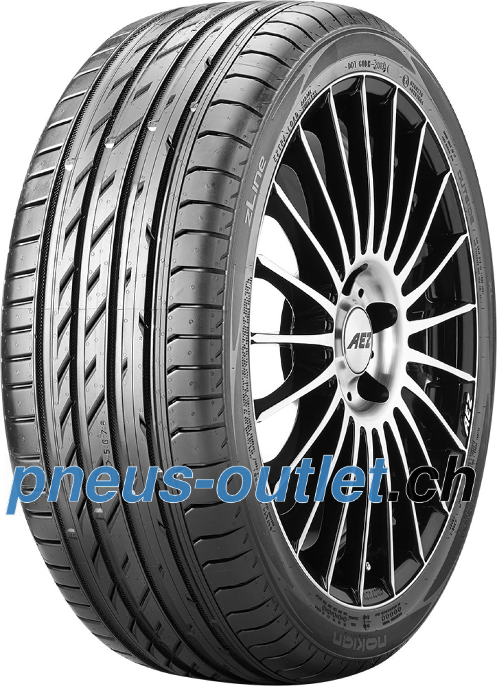 Nokian zLine ( 245/40 ZR17 95Y XL avec protège-jante (MFS) ) Nokian zLine ( 245/40 ZR17 95Y XL avec protège-jante (MFS) )