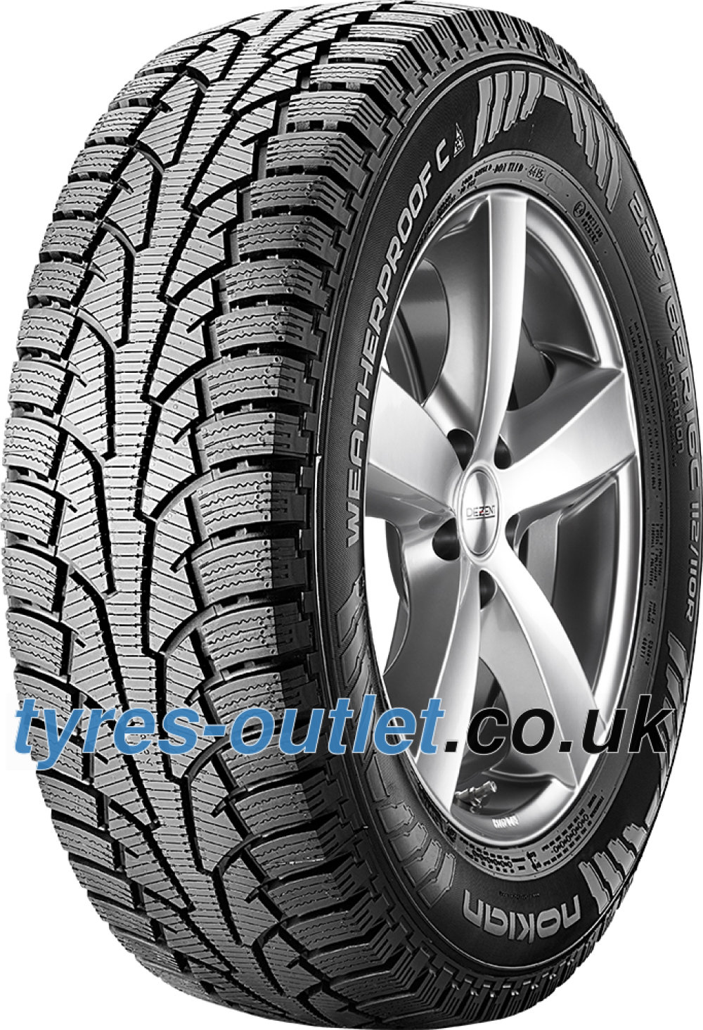 Nokian Weatherproof C ( 225/70 R15C 112/110R , Dual Branding 115N ) Nokian Weatherproof C ( 225/70 R15C 112/110R , Dual Branding 115N )