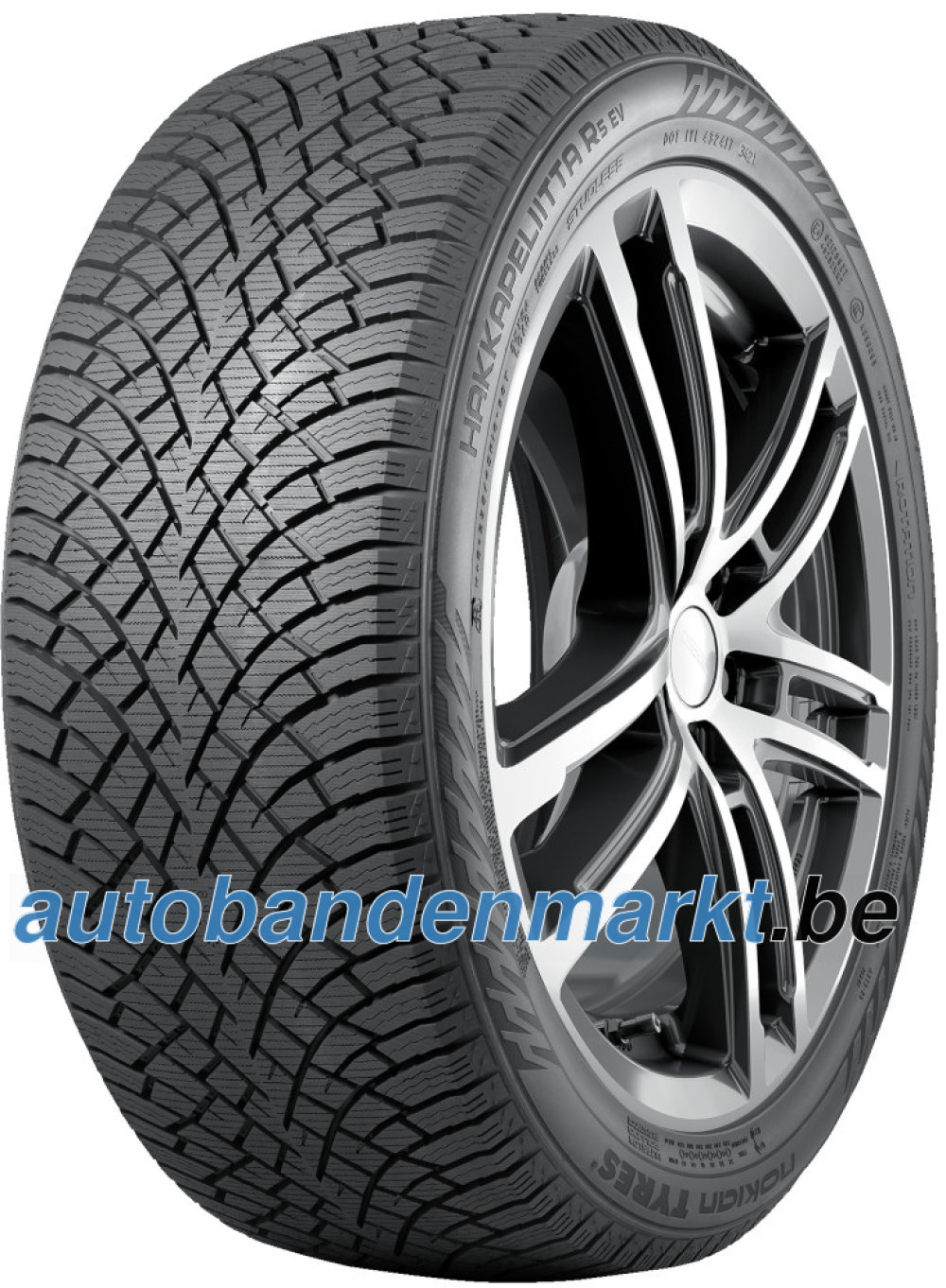 Nokian Hakkapeliitta R5 EV ( 265/45 R20 108T XL EV, Nordic compound, SilentDrive, met velgrandbescherming (MFS) )
