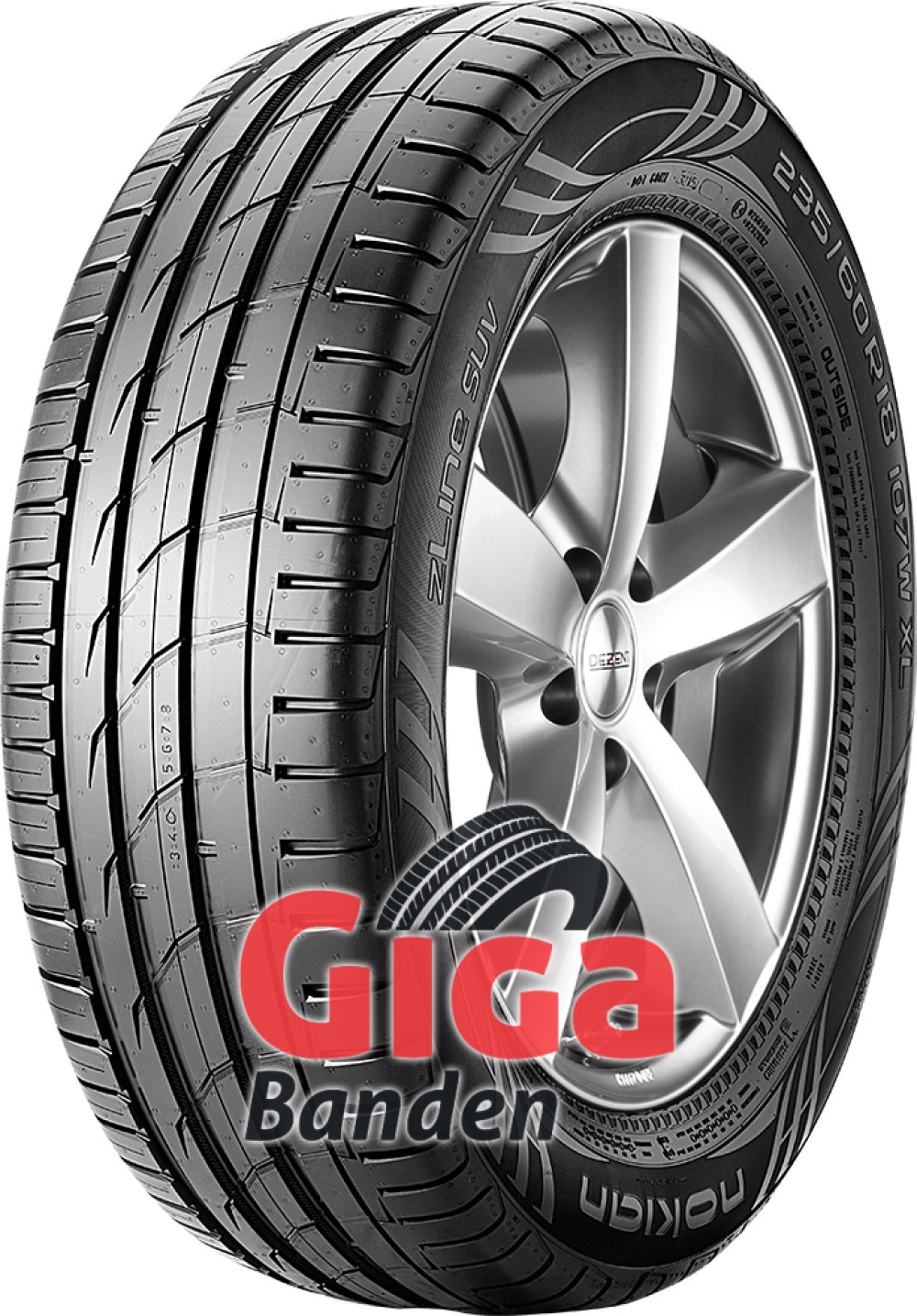 Nokian zLine SUV ( 275/40 ZR21 107Y XL met velgrandbescherming (MFS) ) Nokian zLine SUV ( 275/40 ZR21 107Y XL met velgrandbescherming (MFS) )