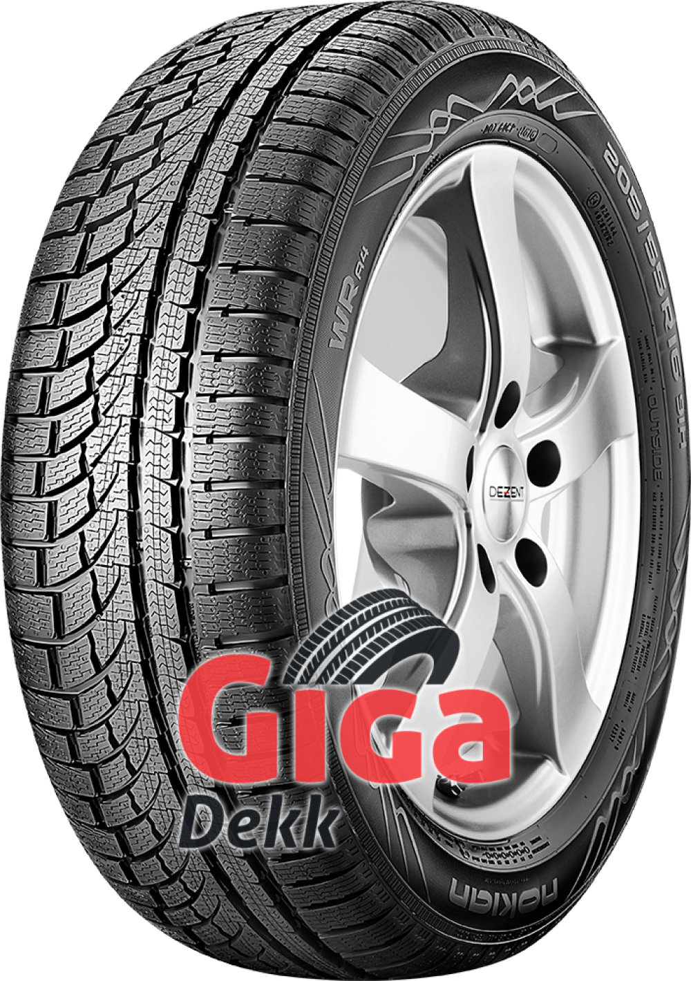 Nokian WR A4 RunFlat ( 245/45 R18 100V XL runflat, med felgbeskyttelse (MFS) ) Nokian WR A4 RunFlat ( 245/45 R18 100V XL runflat, med felgbeskyttelse (MFS) )