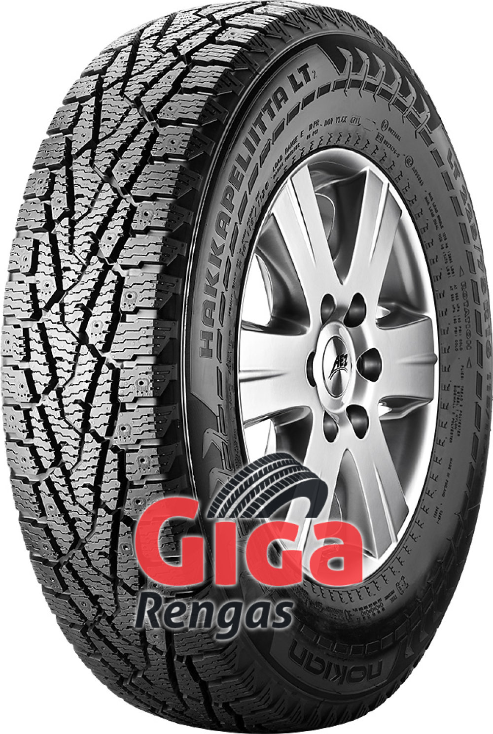 Nokian Hakkapeliitta LT2 ( LT245/75 R17 121/118Q 10PR , nastoitettava ) Nokian Hakkapeliitta LT2 ( LT245/75 R17 121/118Q 10PR , nastoitettava )
