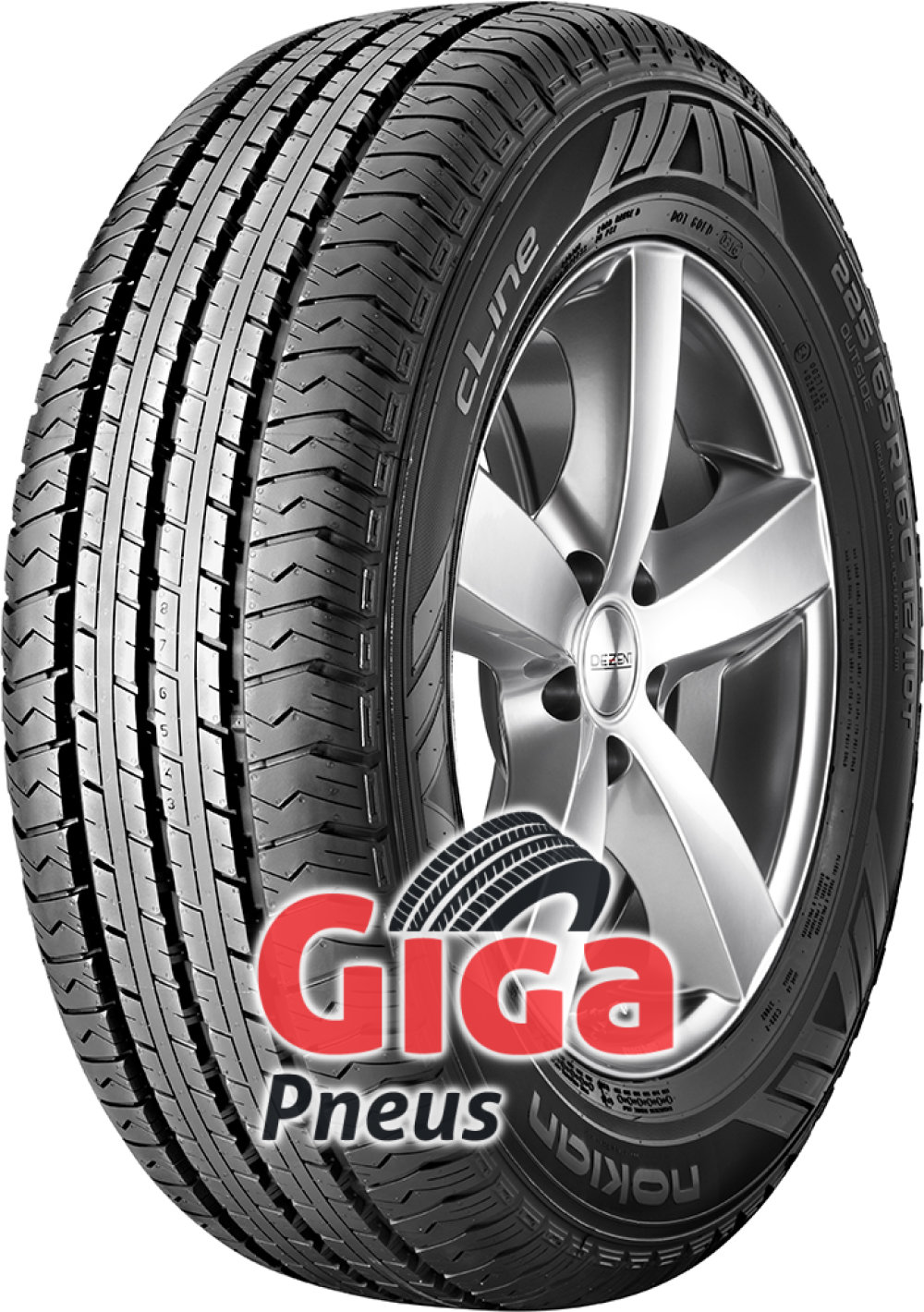 Nokian cLine Cargo ( 225/70 R15C 112/110S 8PR Marca dupla 115N ) Nokian cLine Cargo ( 225/70 R15C 112/110S 8PR Marca dupla 115N )