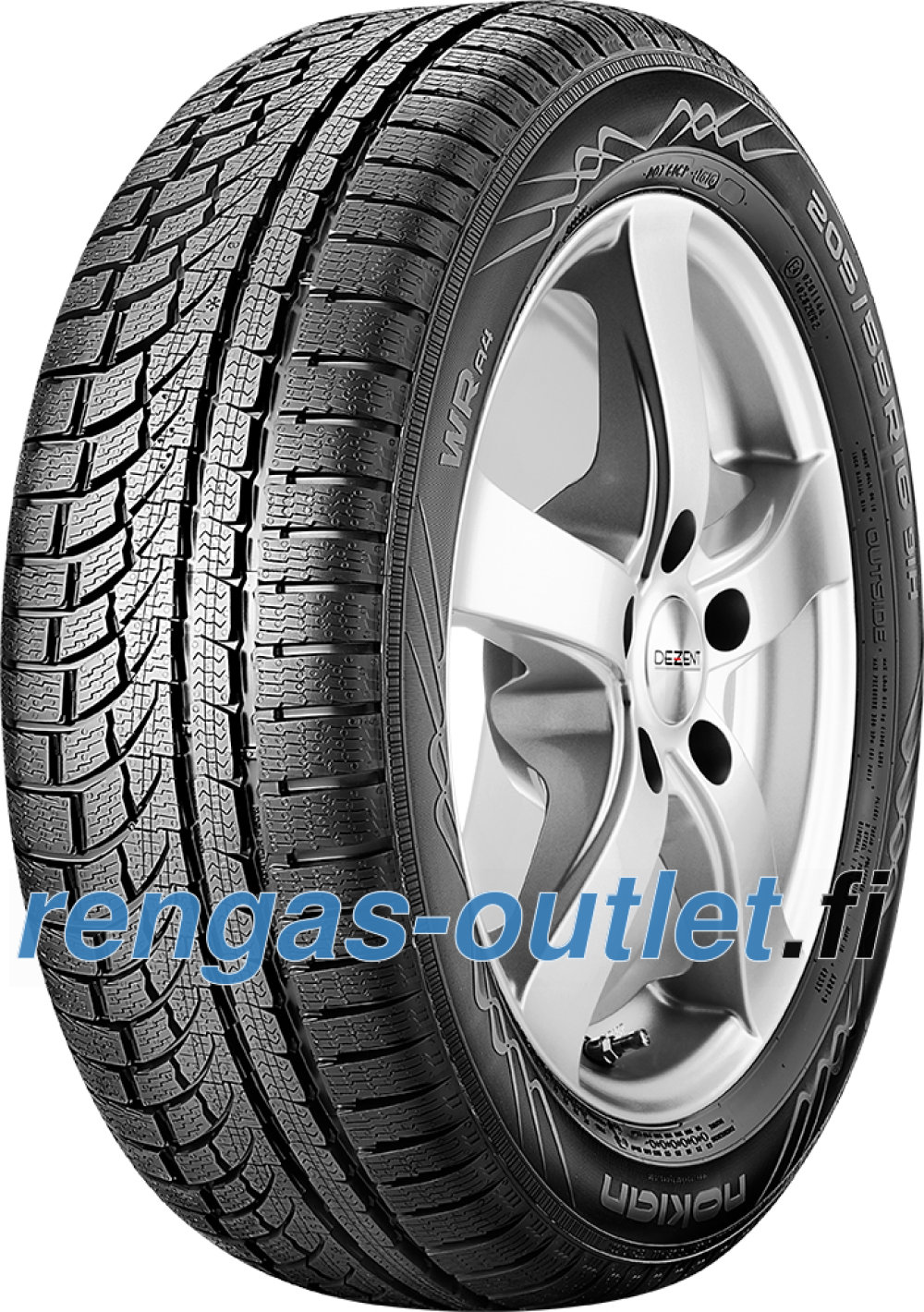 Nokian WR A4 ( 205/45 R17 88V XL , vannesuojalla (MFS) ) Nokian WR A4 ( 205/45 R17 88V XL , vannesuojalla (MFS) )
