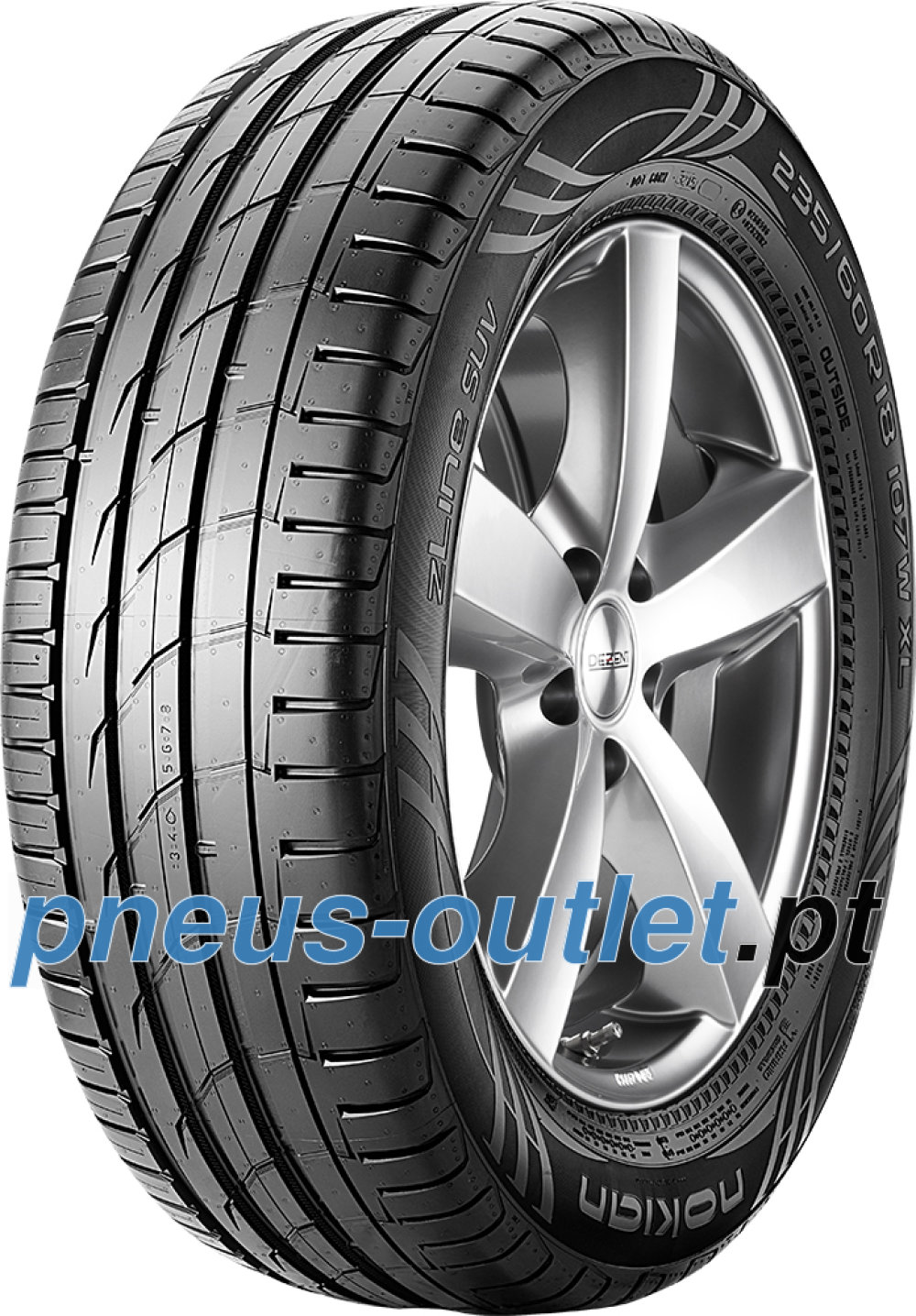 Nokian zLine SUV ( 275/45 ZR20 110Y XL com protecção da jante (MFS) ) Nokian zLine SUV ( 275/45 ZR20 110Y XL com protecção da jante (MFS) )