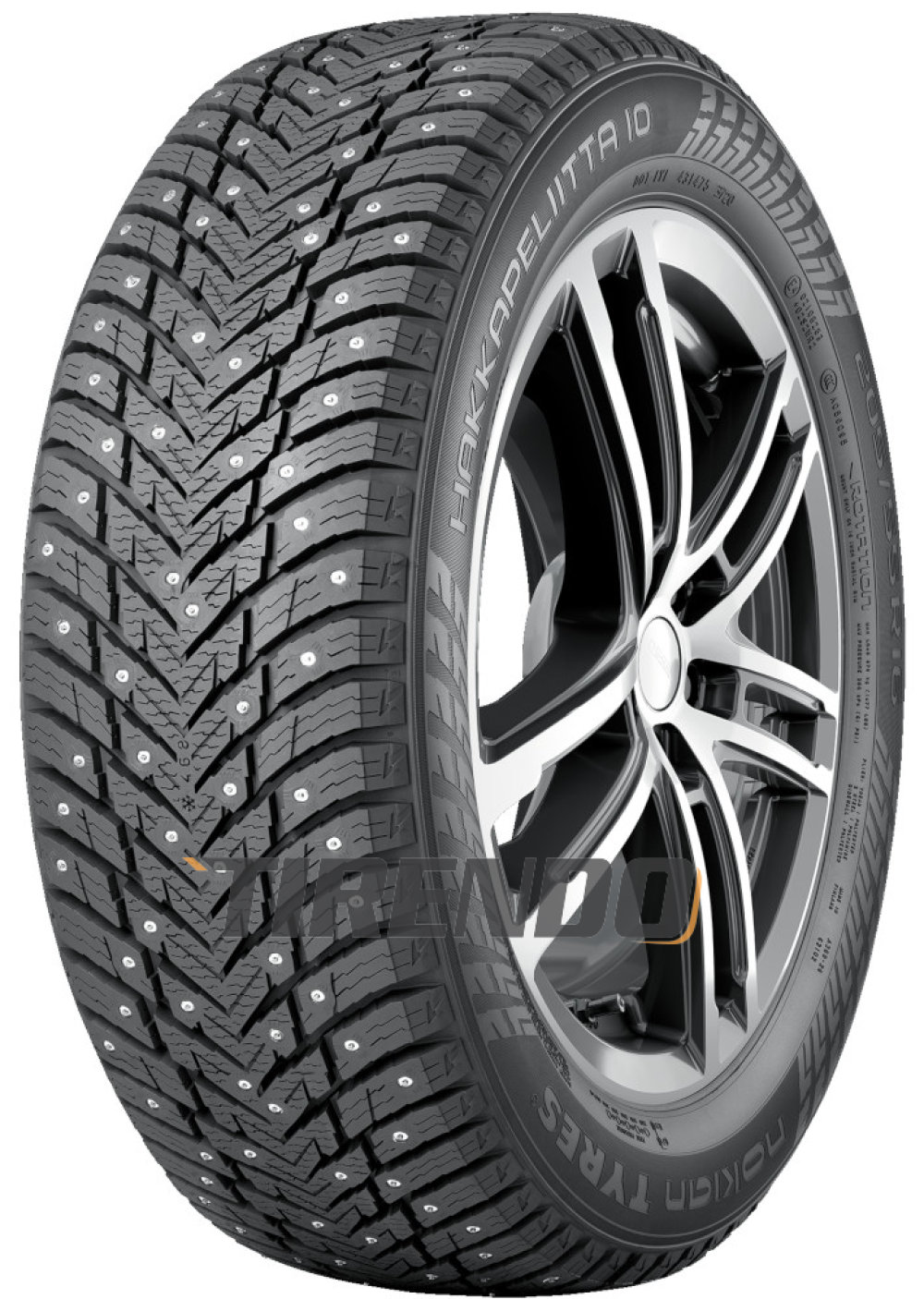 Nokian Hakkapeliitta 10 ( 275/40 R21 107T XL Aramid Sidewalls, SUV, med pigger )