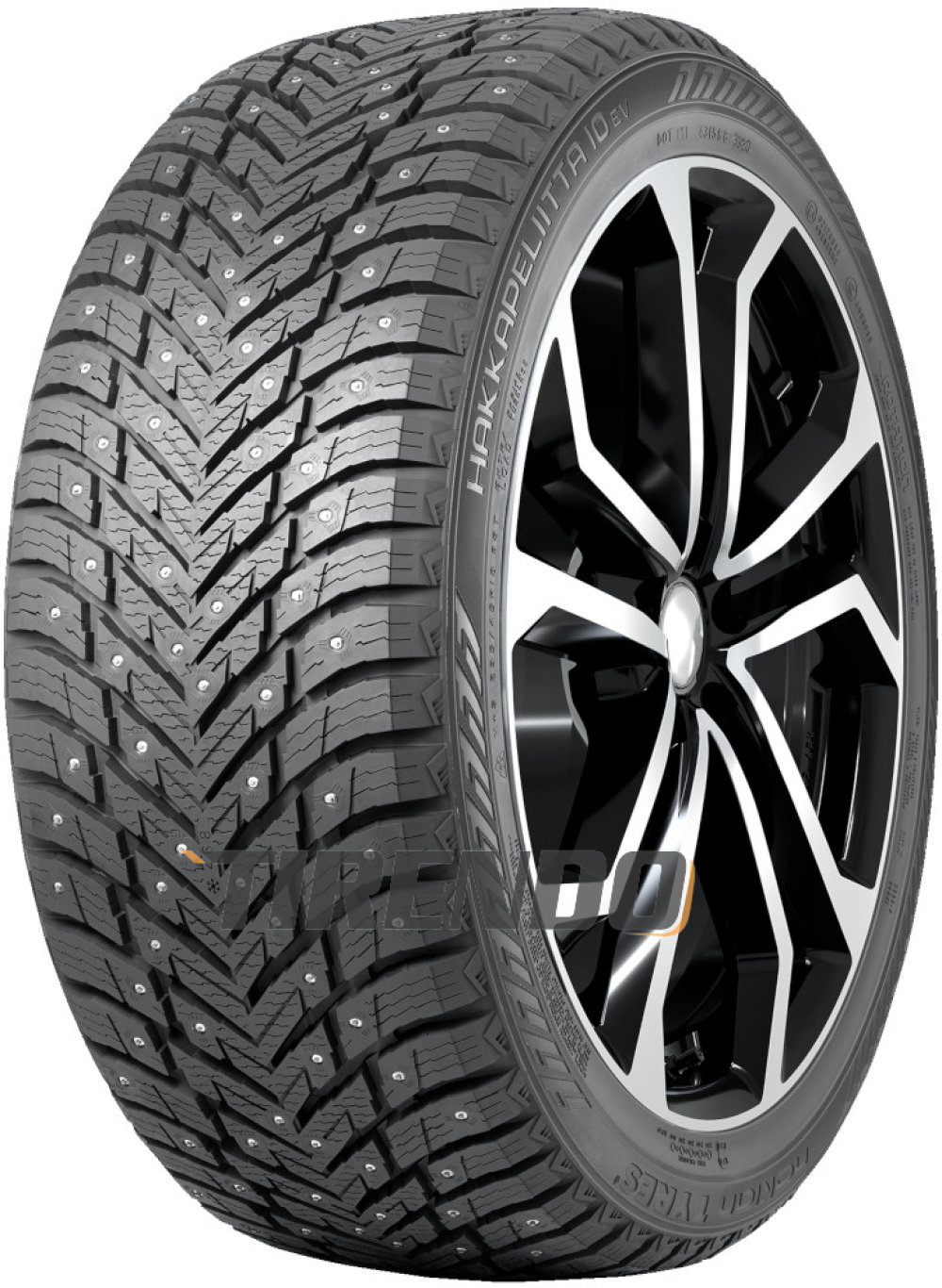 Nokian Hakkapeliitta 10 EV ( 235/55 R19 105T XL EV, SilentDrive, med pigger )
