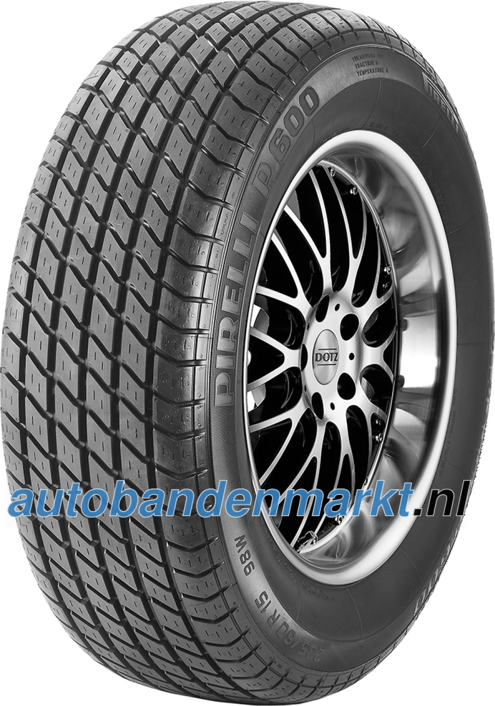 Afbeelding van Pirelli P 600 ( 235/60 R15 98W *, met velgrandbescherming (MFS) )