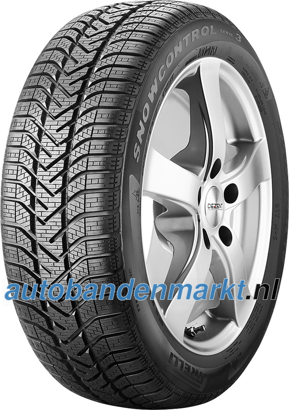 Afbeelding van Pirelli Winter 210 Snowcontrol Serie 3 ( 195/60 R16 89H *, met velgrandbescherming (MFS) )