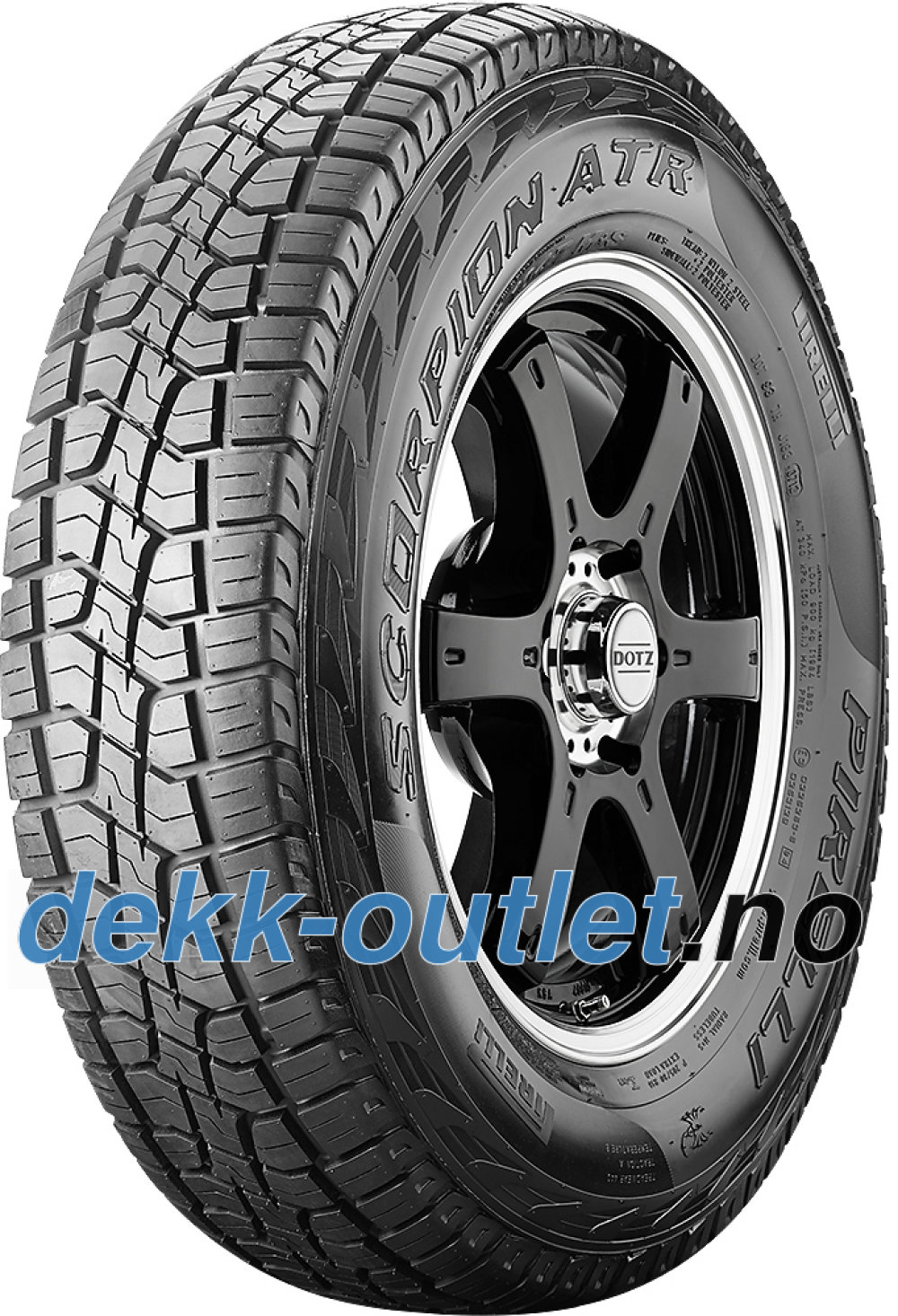 Pirelli Scorpion ATR ( P235/65 R17 108H XL , med felgbeskyttelse (MFS) RBL ) Pirelli Scorpion ATR ( P235/65 R17 108H XL , med felgbeskyttelse (MFS) RBL )