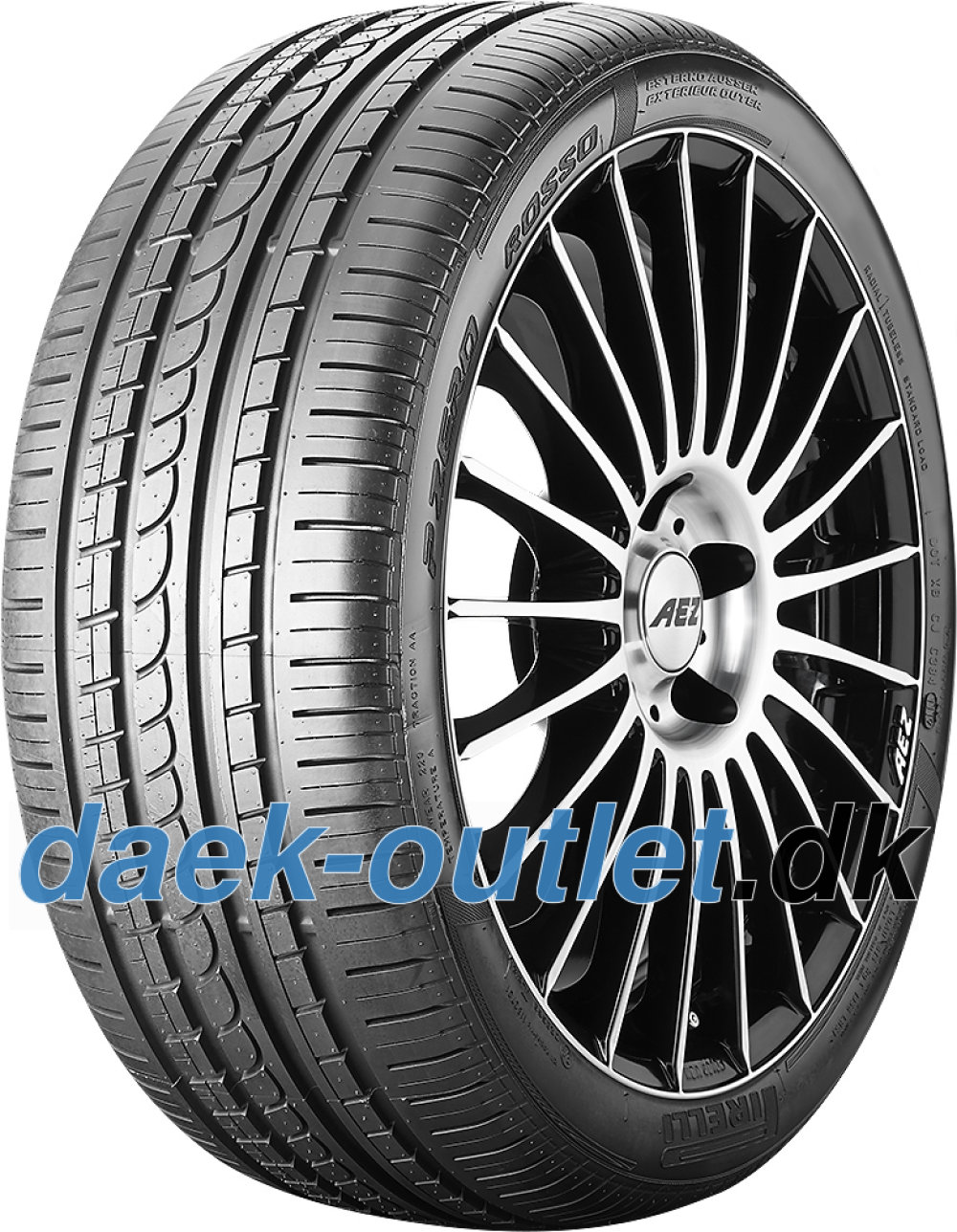 Pirelli P Zero Rosso Asimmetrico ( 255/50 ZR18 102Y med fælgbeskyttelse (MFS) ) Pirelli P Zero Rosso Asimmetrico ( 255/50 ZR18 102Y med fælgbeskyttelse (MFS) )