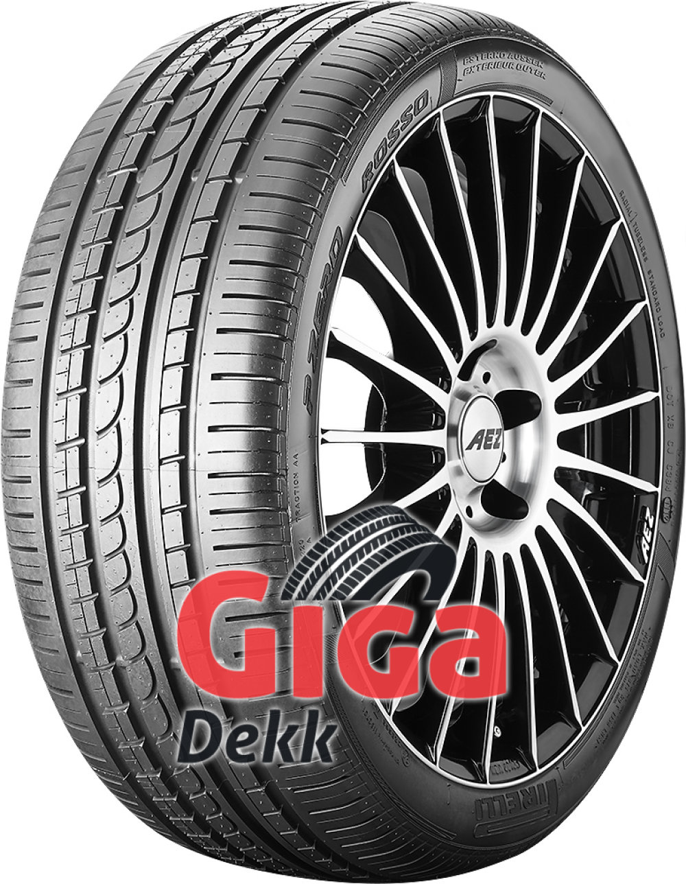 Pirelli P Zero Rosso Asimmetrico ( 255/40 R19 96W *, med felgbeskyttelse (MFS) ) Pirelli P Zero Rosso Asimmetrico ( 255/40 R19 96W *, med felgbeskyttelse (MFS) )