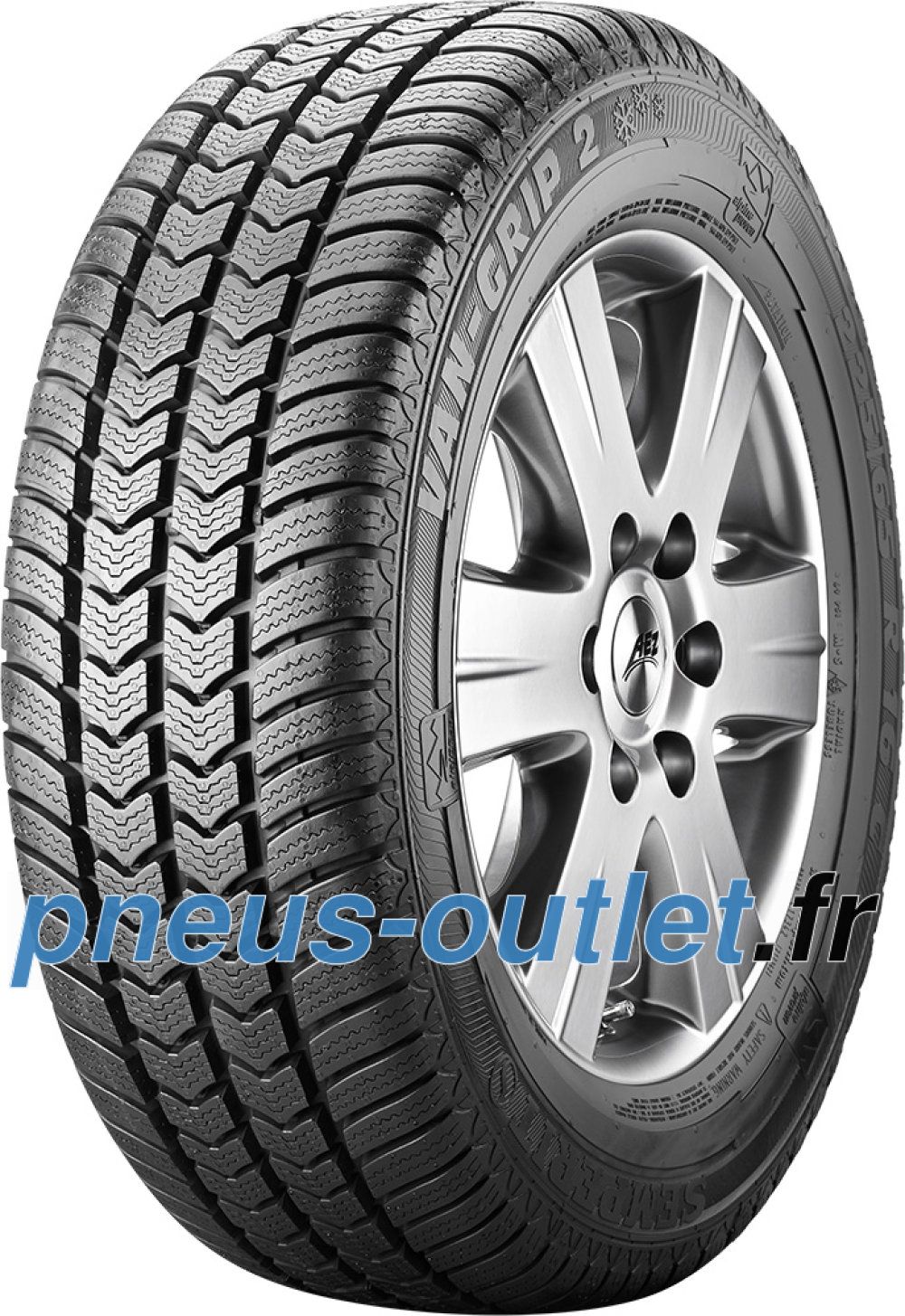 Semperit Van-Grip 2 ( 195/65 R16C 104/102T 8PR Double marquage 100T ) Semperit Van-Grip 2 ( 195/65 R16C 104/102T 8PR Double marquage 100T )