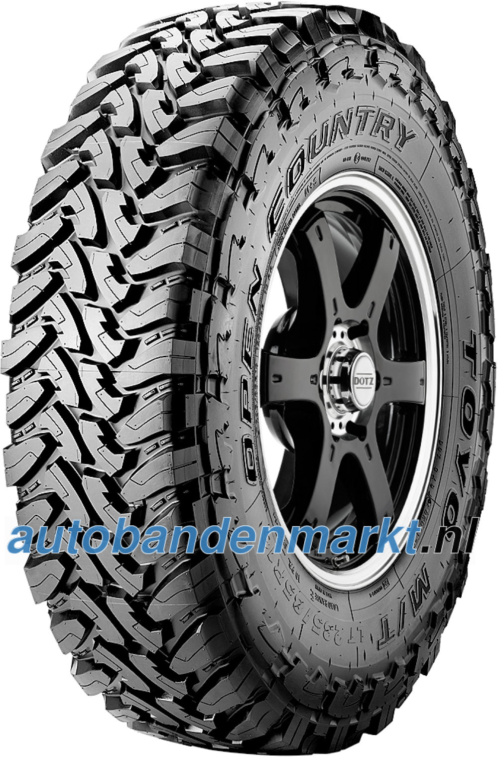 Afbeelding van Toyo Open Country M/T ( LT265/65 R17 120/117P POR, met wangbescherming (FSL) )