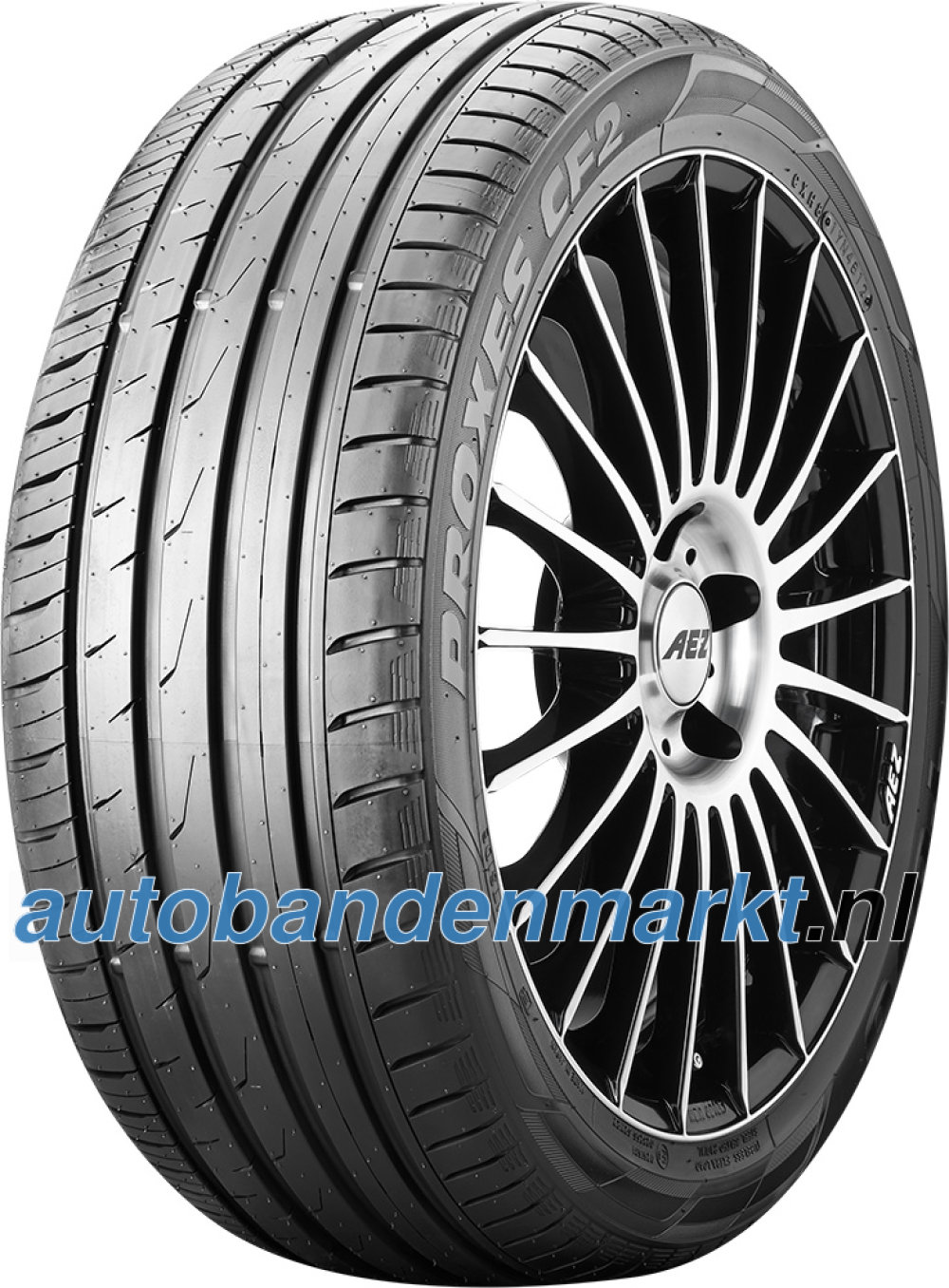 ①K 225/60R18 TOYO PROXES CF2 （A0205） Toyo Proxes CF2 225/60 R18 100W - autobandenmarkt.nl