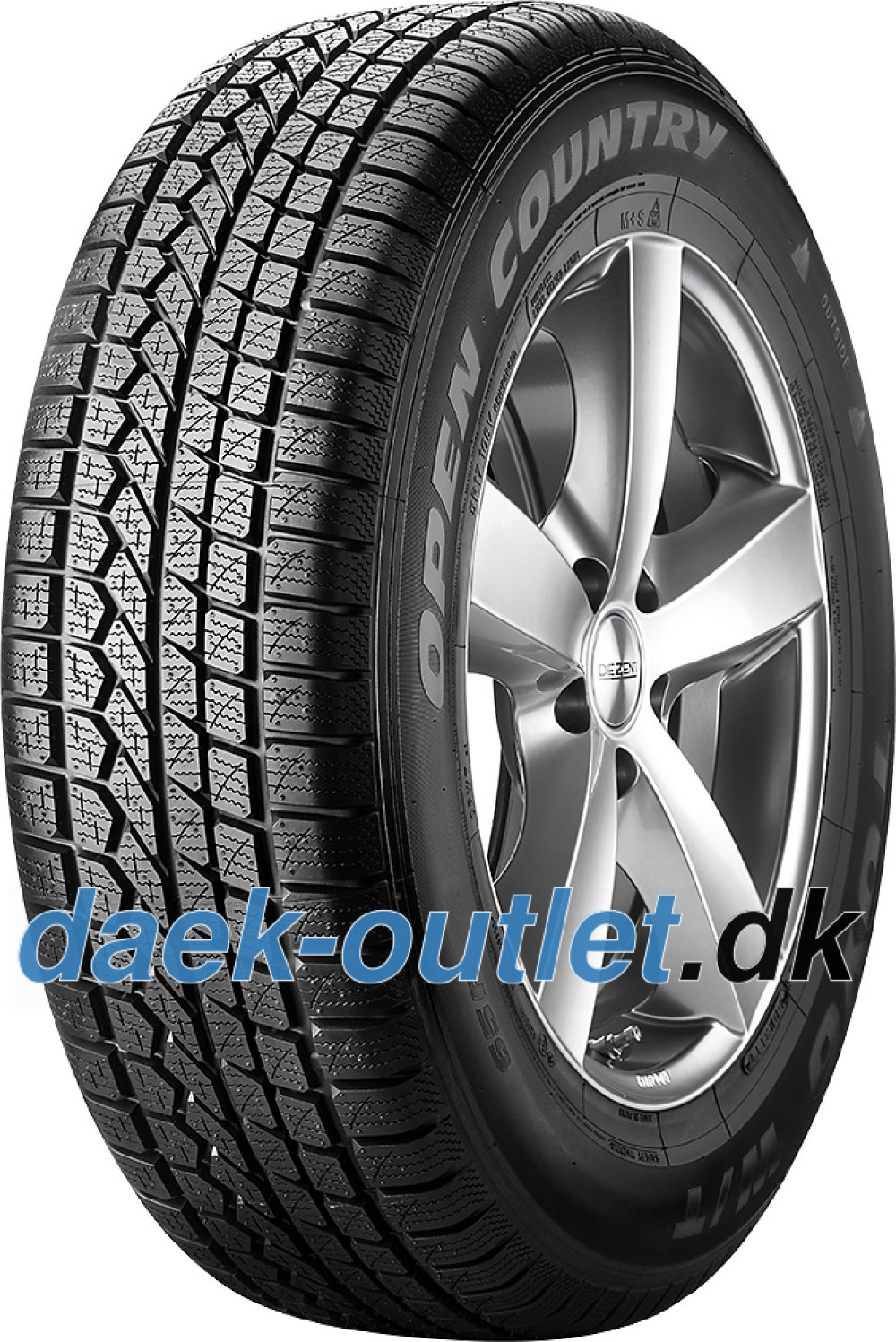 Toyo Open Country W/T ( 225/55 R19 99V , med fælgbeskyttelses liste (FSL) ) Toyo Open Country W/T ( 225/55 R19 99V , med fælgbeskyttelses liste (FSL) )