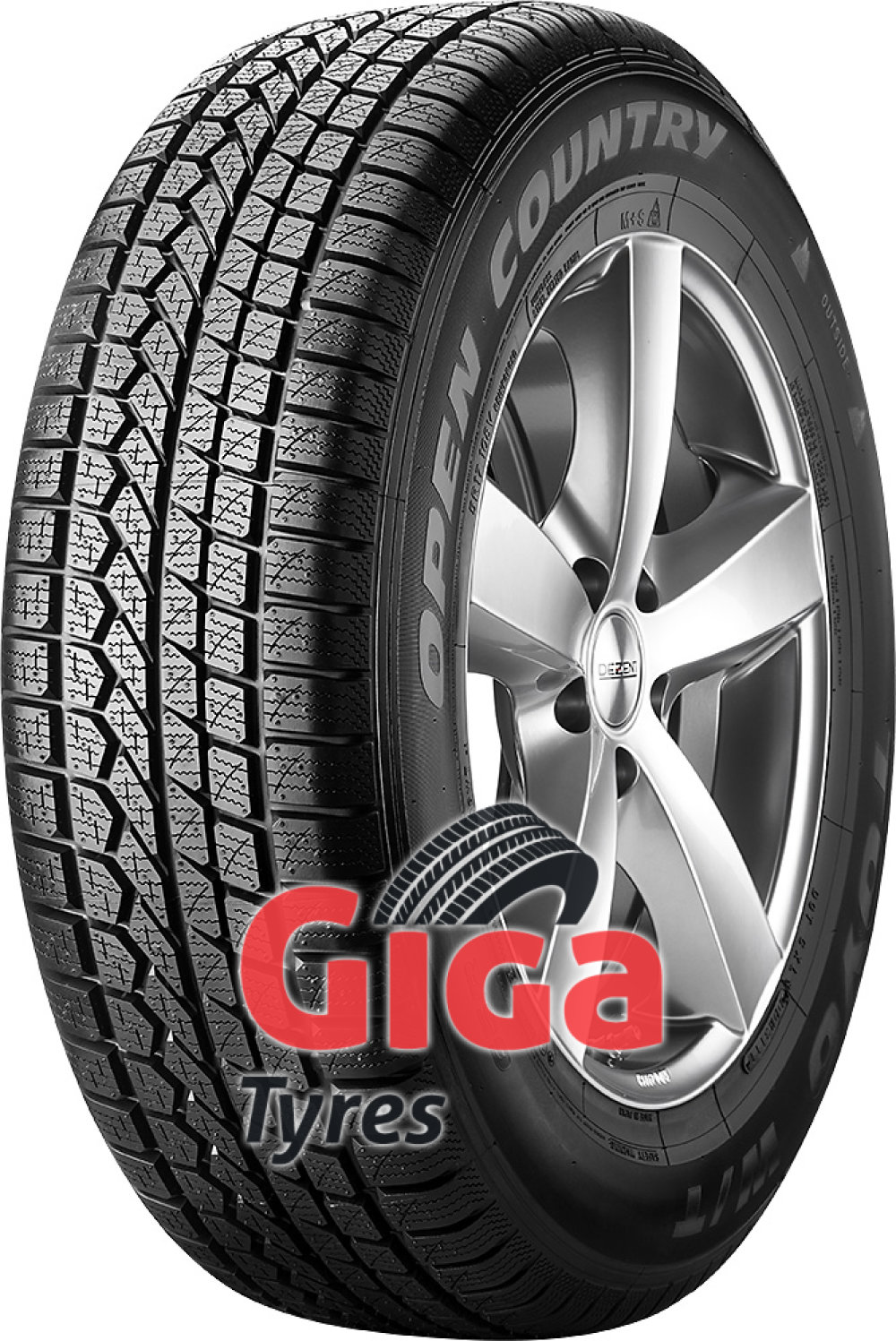 Toyo Open Country W/T ( 225/75 R16 104T , with rim protection ridge (FSL) ) Toyo Open Country W/T ( 225/75 R16 104T , with rim protection ridge (FSL) )