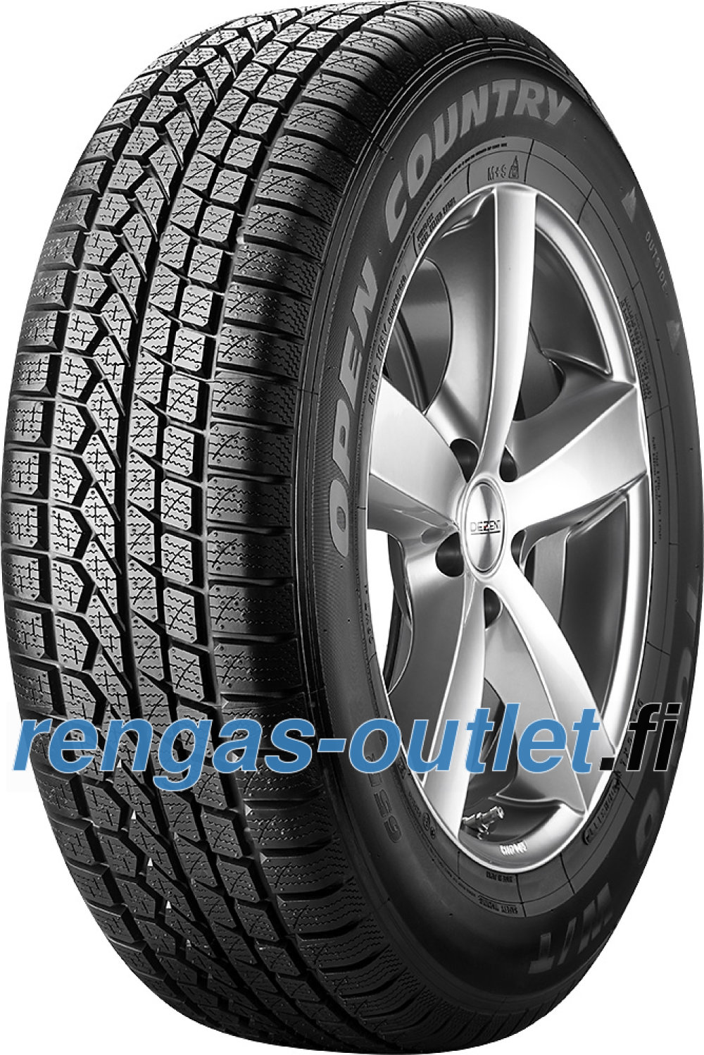 Toyo Open Country W/T ( 215/70 R15 98T , vanteen suojalistalla (FSL) ) Toyo Open Country W/T ( 215/70 R15 98T , vanteen suojalistalla (FSL) )