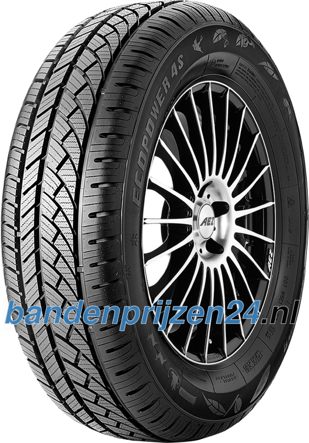 Tristar Ecopower 4S ( 185/55 R15 82H , met velgrandbescherming (MFS) ) Tristar Ecopower 4S ( 185/55 R15 82H , met velgrandbescherming (MFS) )
