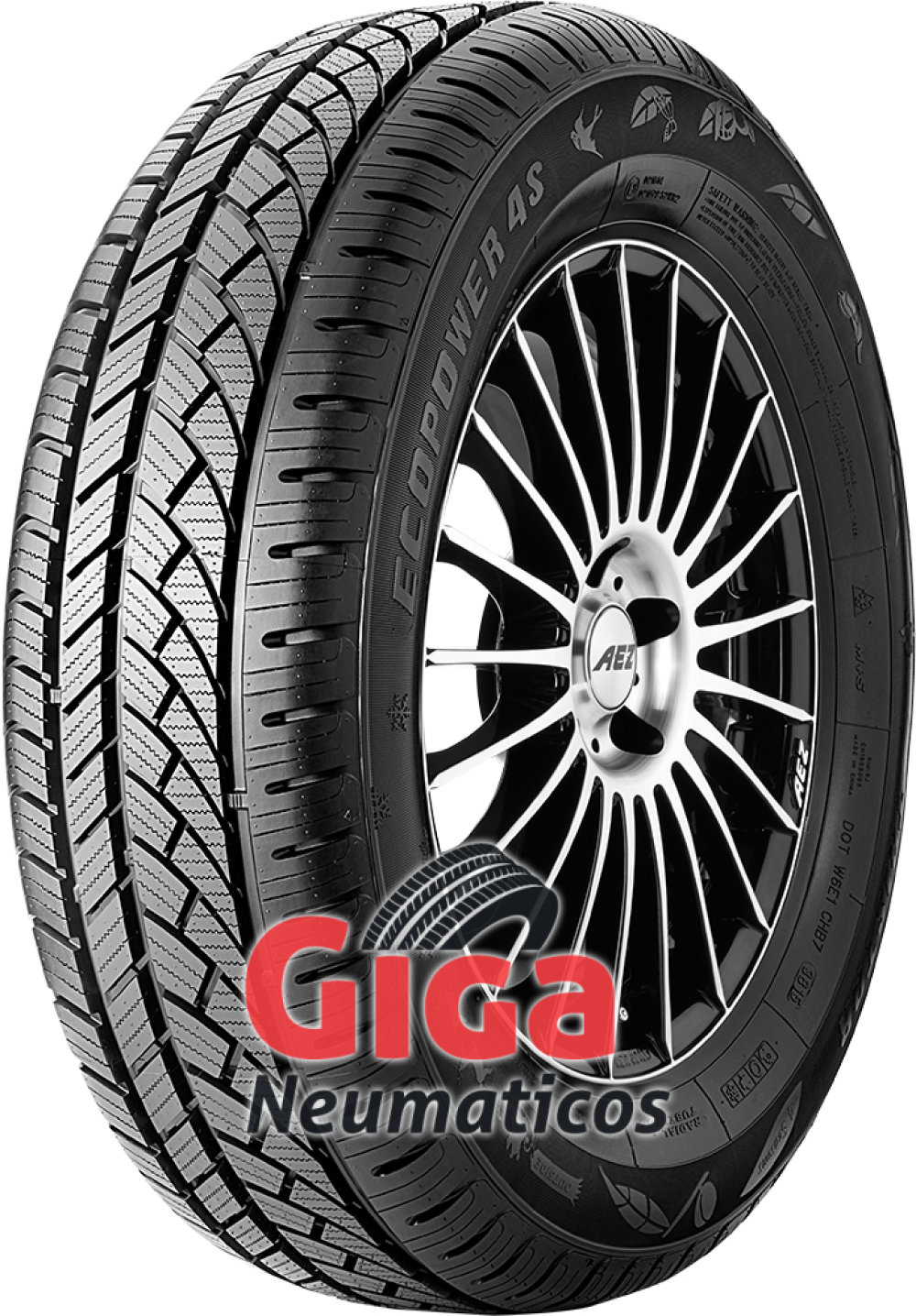 Tristar Ecopower 4S ( 205/45 R16 87W XL , con protector de llanta (MFS) ) Tristar Ecopower 4S ( 205/45 R16 87W XL , con protector de llanta (MFS) )