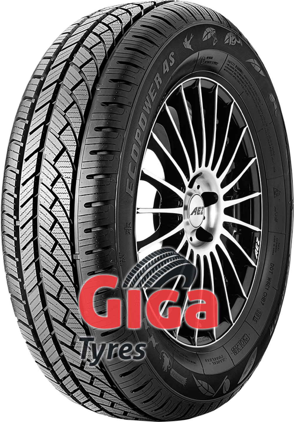 Tristar Ecopower 4S ( 195/55 R16 87V , with rim protection (MFS) ) Tristar Ecopower 4S ( 195/55 R16 87V , with rim protection (MFS) )