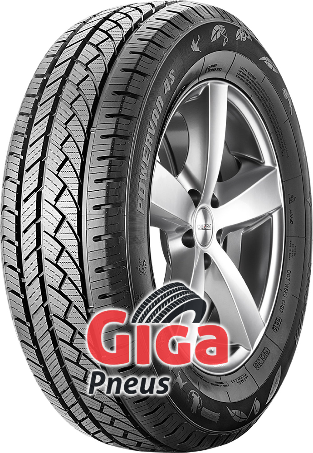 Tristar Powervan 4S ( 205/75 R16C 113/111R , com protecção da jante (MFS) ) Tristar Powervan 4S ( 205/75 R16C 113/111R , com protecção da jante (MFS) )