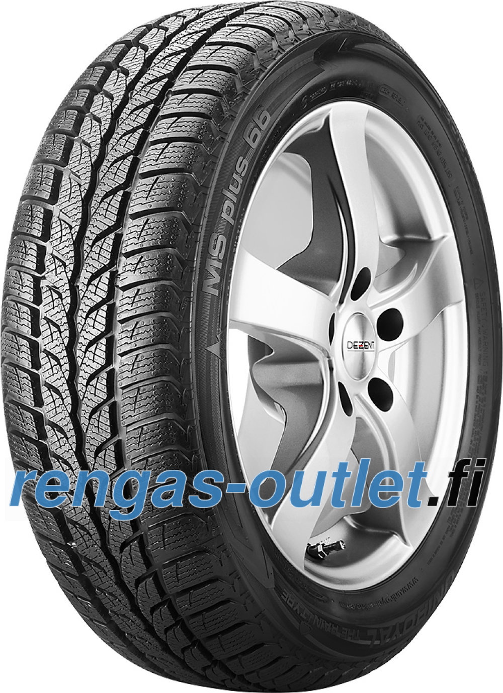 Uniroyal MS Plus 66 ( 225/50 R17 98H XL vannealueen ripalla ) Uniroyal MS Plus 66 ( 225/50 R17 98H XL vannealueen ripalla )