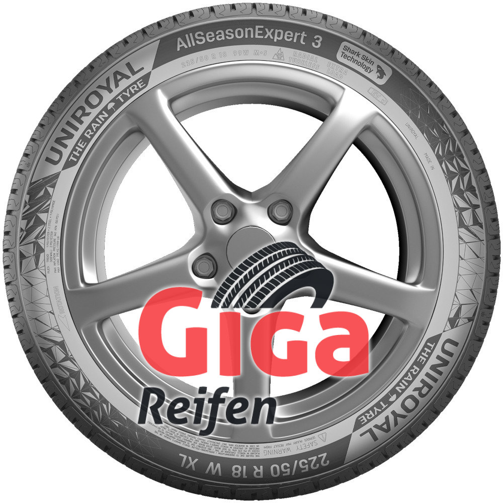 Uniroyal Allseasonexpert 3 225/45 R17 94W Xl Evc, Mit Felgenrippe