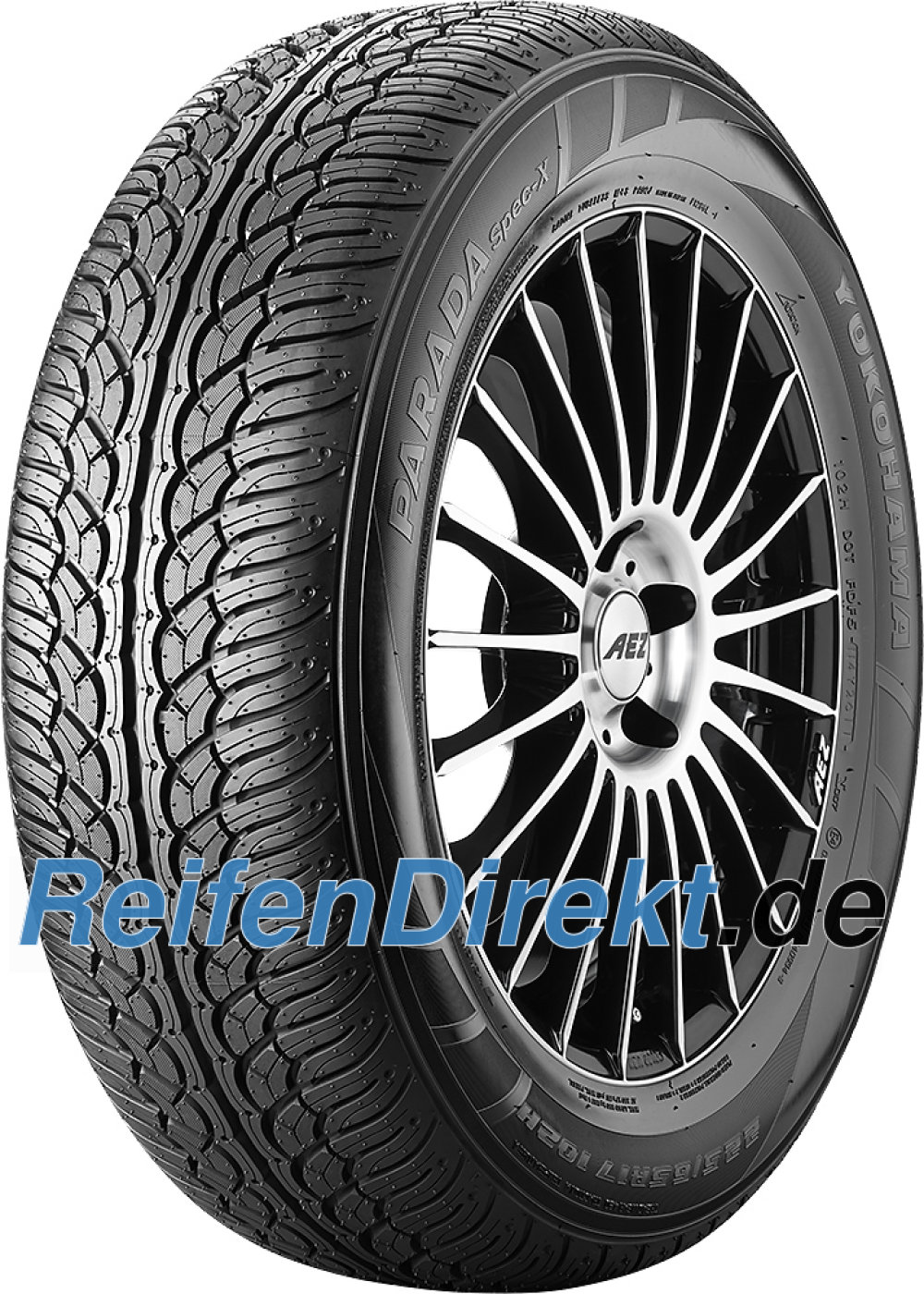 Yokohama PARADA Spec-X (PA02) ( 285/30 R22 101V XL, RPB )