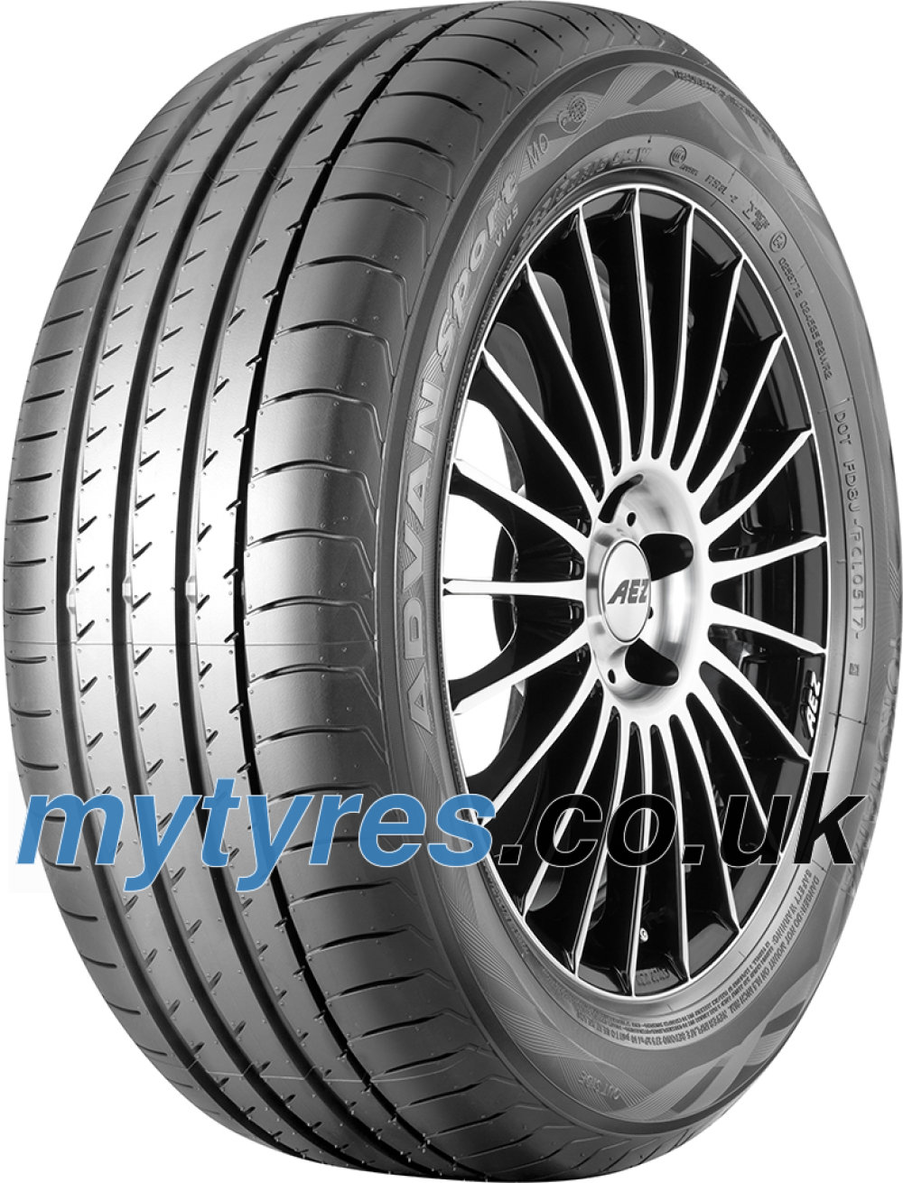 Yokohama Advan Sport (V105) 255/40 R18 99Y XL MO, RPB @ mytyres.co.uk