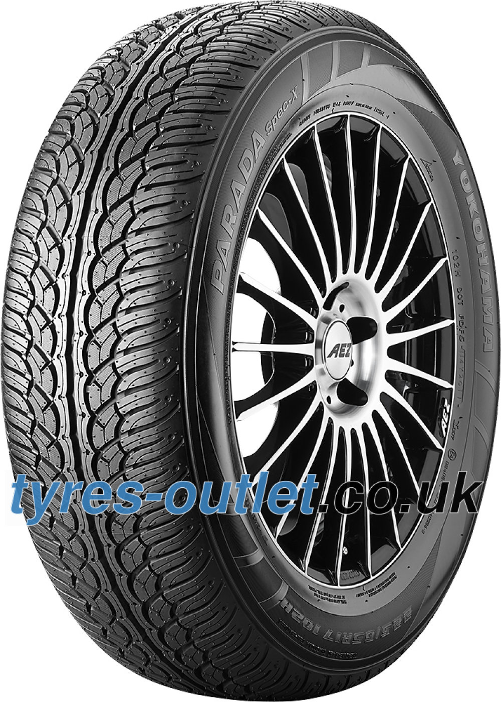 Yokohama PARADA Spec-X (PA02) ( 285/35 R23 107V XL ) Yokohama PARADA Spec-X (PA02) ( 285/35 R23 107V XL )