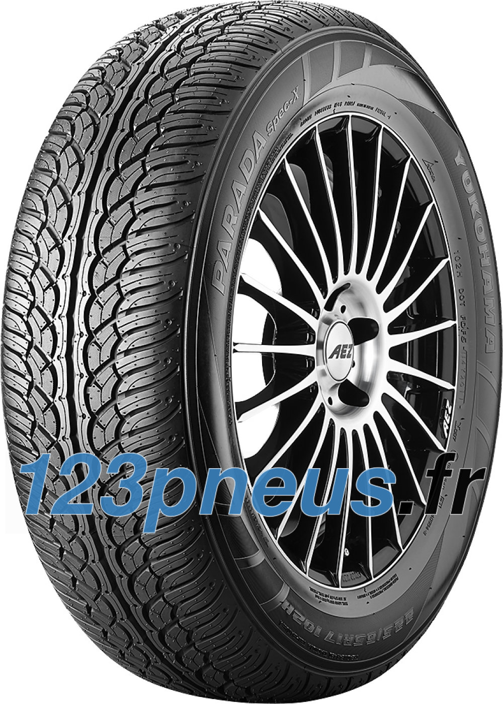 YOKOHAMA  PARADA Spec-X (PA02) ( 285/30 R22 101V XL, RPB ) Pneus &eacute;t&eacute;