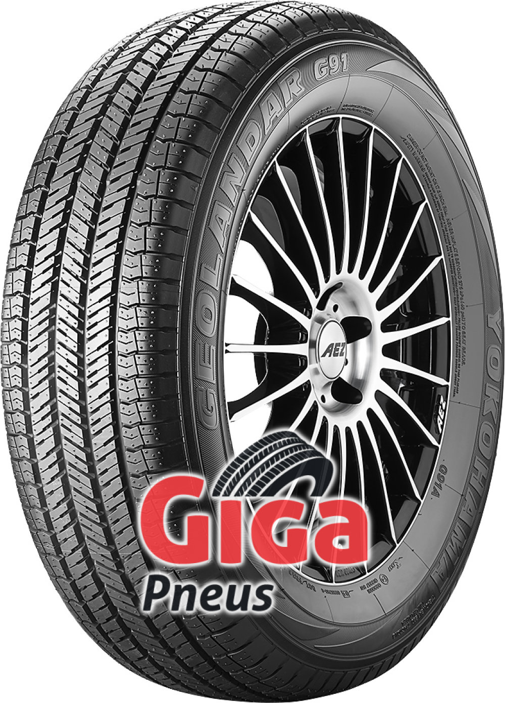 Achetez des pneus Yokohama Geolandar H/T (G91A) 225/65 R17 102 H à bon ...