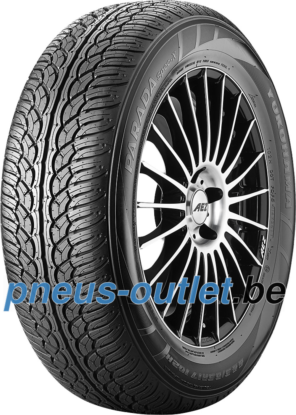 Yokohama PARADA Spec-X (PA02) ( 285/35 R22 106V XL RPB ) Yokohama PARADA Spec-X (PA02) ( 285/35 R22 106V XL RPB )