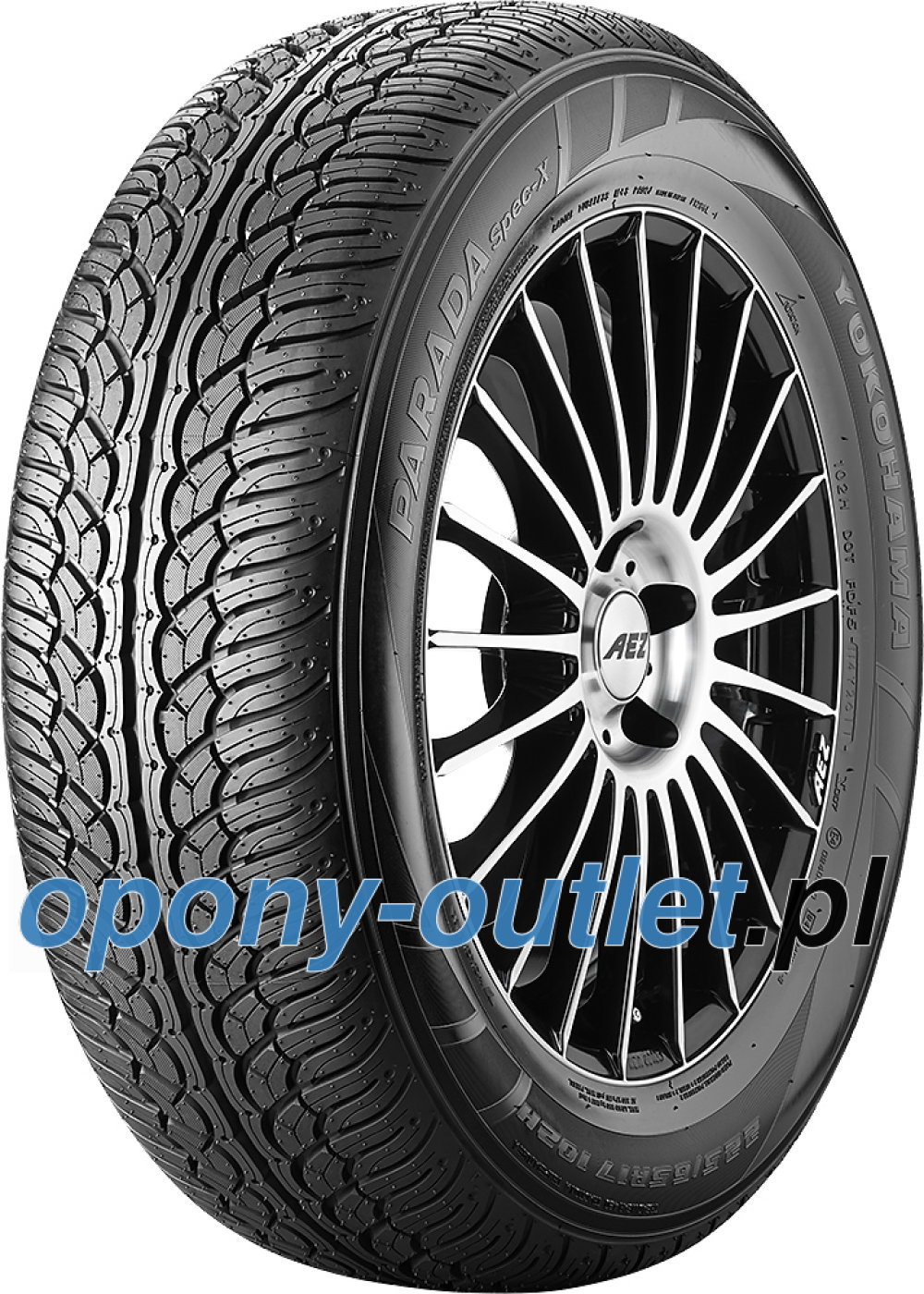 Yokohama PARADA Spec-X (PA02) ( 285/40 R22 110V XL ) Yokohama PARADA Spec-X (PA02) ( 285/40 R22 110V XL )