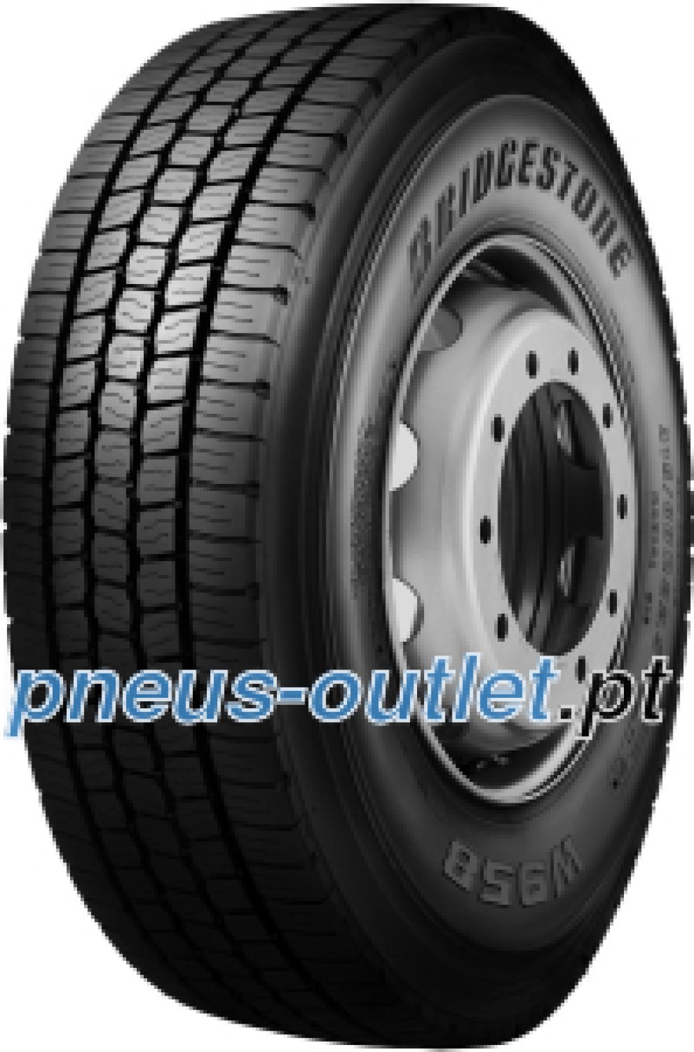 Bridgestone W 958 ( 385/65 R22.5 160K , Marca dupla 158L ) Bridgestone W 958 ( 385/65 R22.5 160K , Marca dupla 158L )