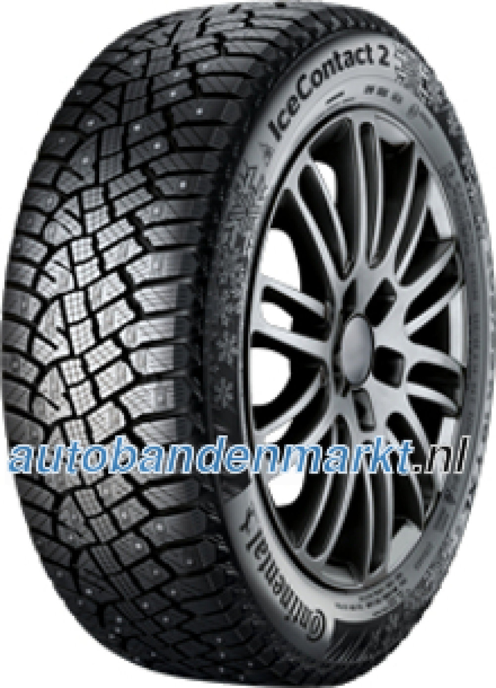 Afbeelding van Continental IceContact 2 ( 235/65 R19 109T XL, SUV, met spikes, met velgrandbescherming )