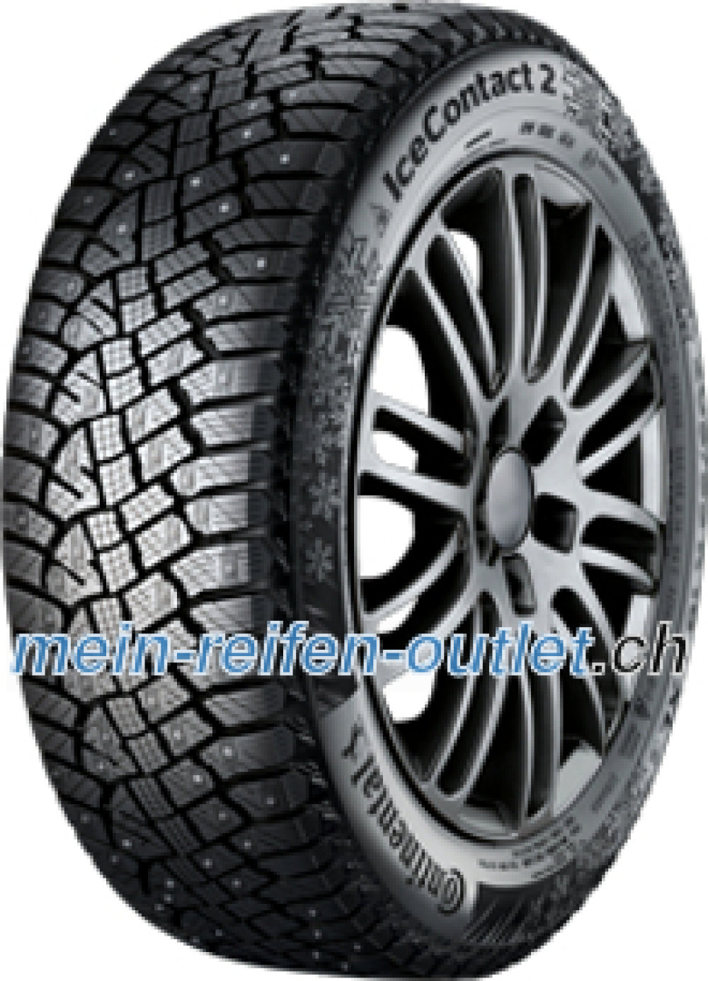 Continental IceContact 2 ( 235/40 R18 95T XL , bespiked, mit Felgenrippe ) Continental IceContact 2 ( 235/40 R18 95T XL , bespiked, mit Felgenrippe )