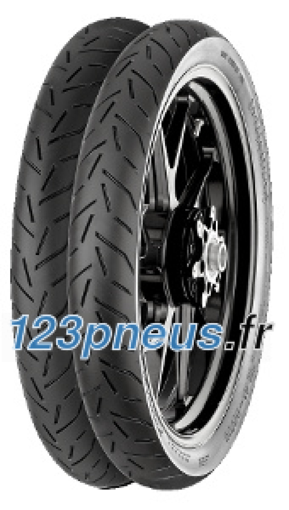CONTINENTAL  Contistreet M/c 47p Tl Road Tire Argent&eacute; 80 / 100 / R18