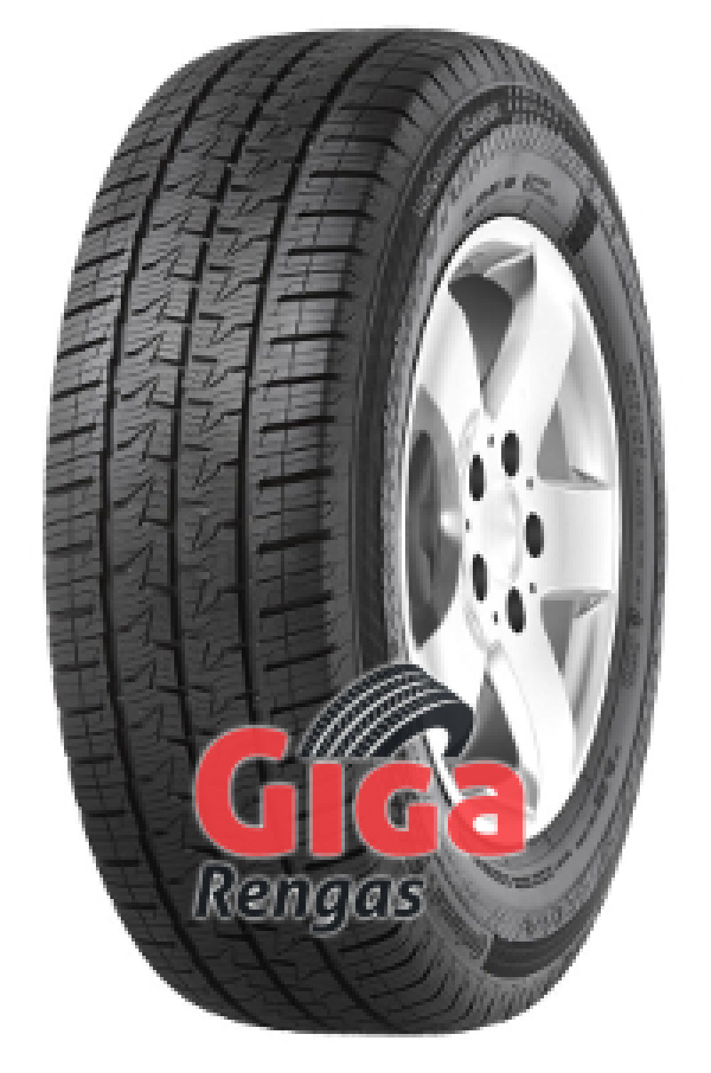 Continental VanContact 4Season ( 215/65 R16C 109/107T 8PR kaksoistunnus 106T ) Continental VanContact 4Season ( 215/65 R16C 109/107T 8PR kaksoistunnus 106T )