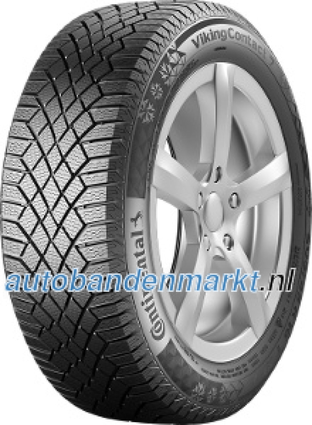 Afbeelding van Continental Viking Contact 7 SSR ( 225/45 R18 95T XL, Nordic compound, met velgrandbescherming, runflat )
