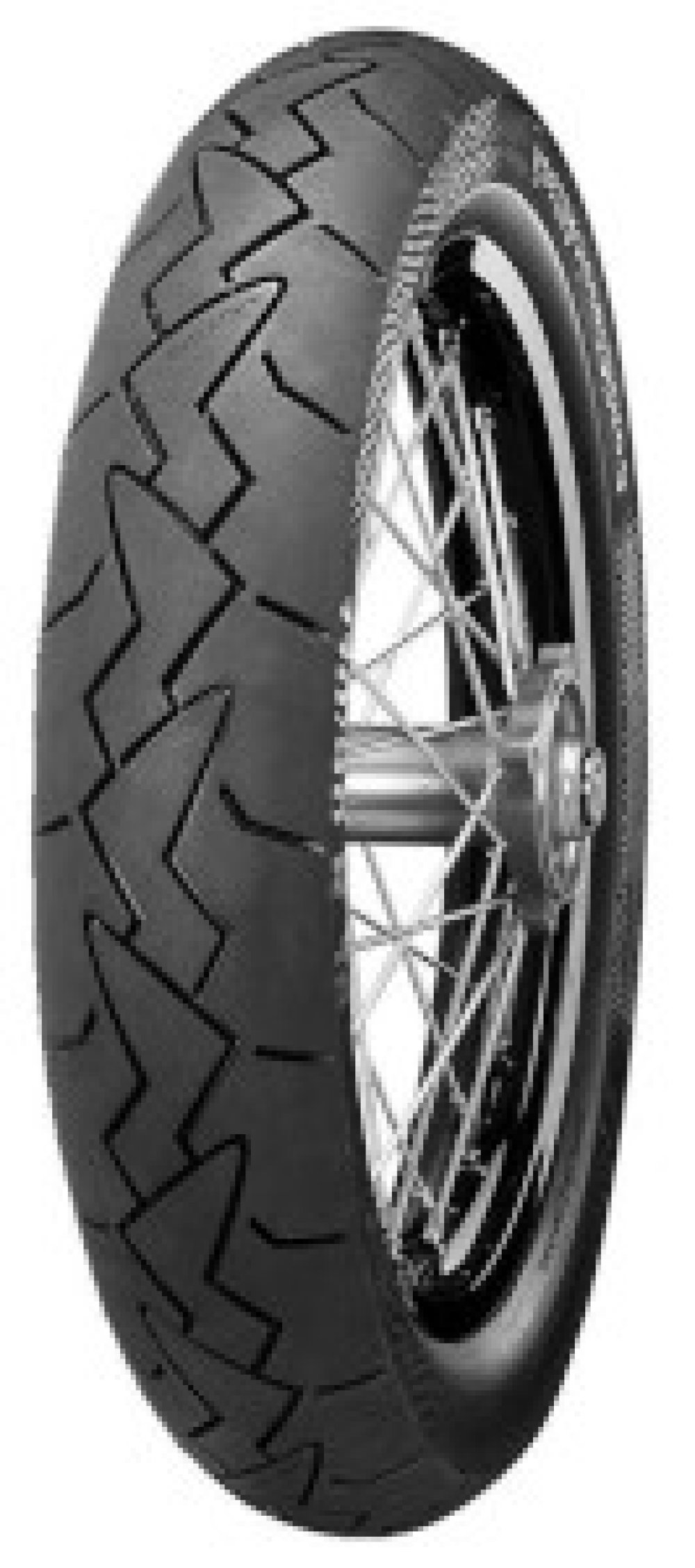 ContiClassicAttack ( 120/90 R18 TL 65V bakhjul, M/C )