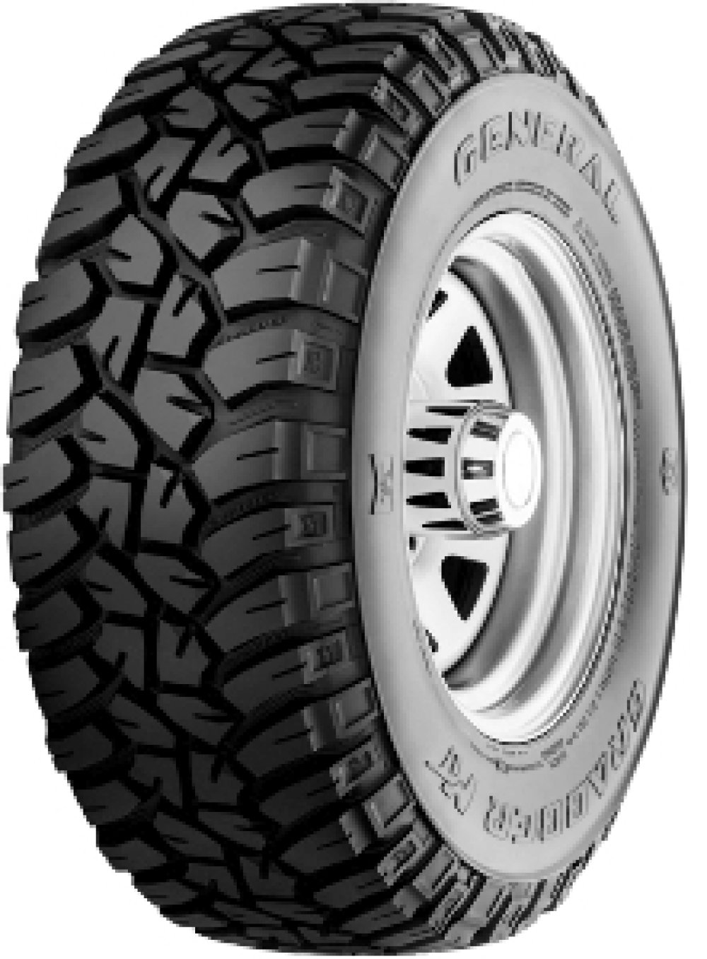 General GRABBER MT ( 33×12.50 R15 108Q POR med fälgskydd )