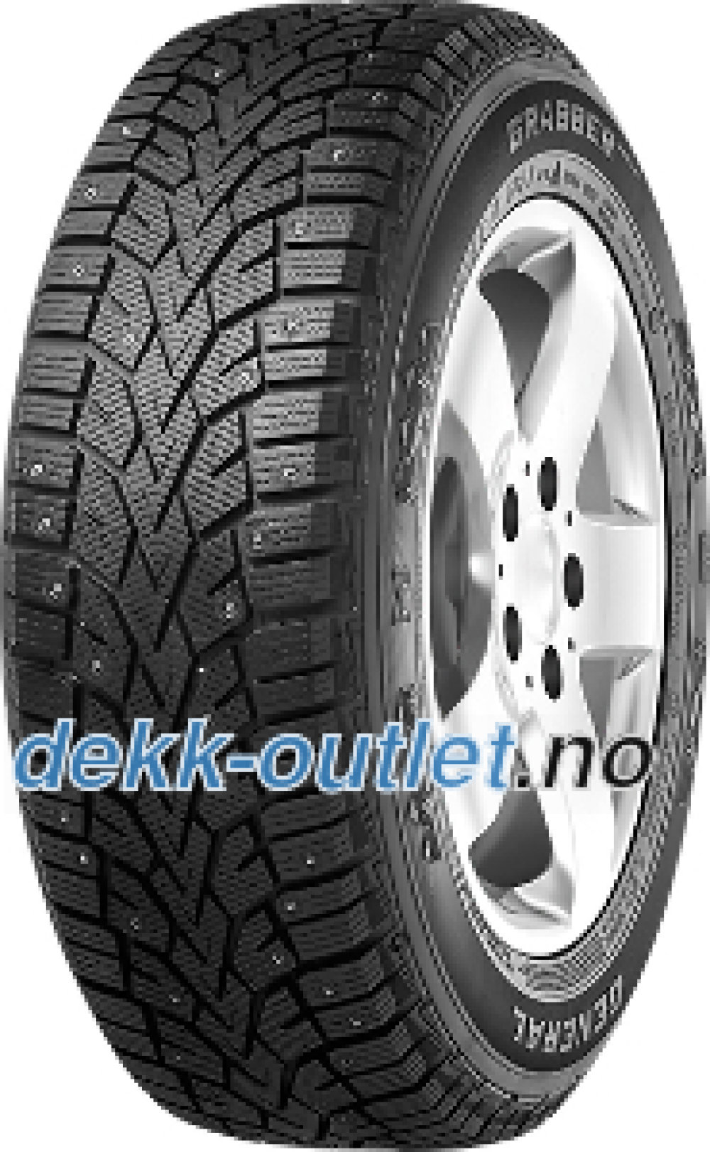 General Grabber Arctic ( 215/60 R17 100T , med pigger, med felgkant ) General Grabber Arctic ( 215/60 R17 100T , med pigger, med felgkant )